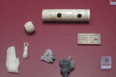 Small bone finds at the Museu de Prehistòria de València.