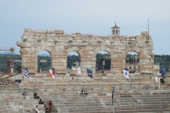 Remaining section of the outer wall of the amphitheater.