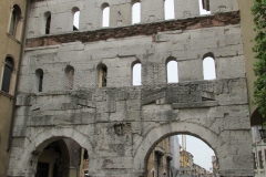 Interior facade of the Porta Borsari.