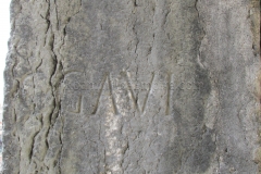 Gavi inscription on the gallery constructions of the theater.