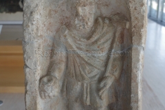 Relief of Sucellus found in the Maison de Sucellus. Displayed in the Musée Gallo Romain.