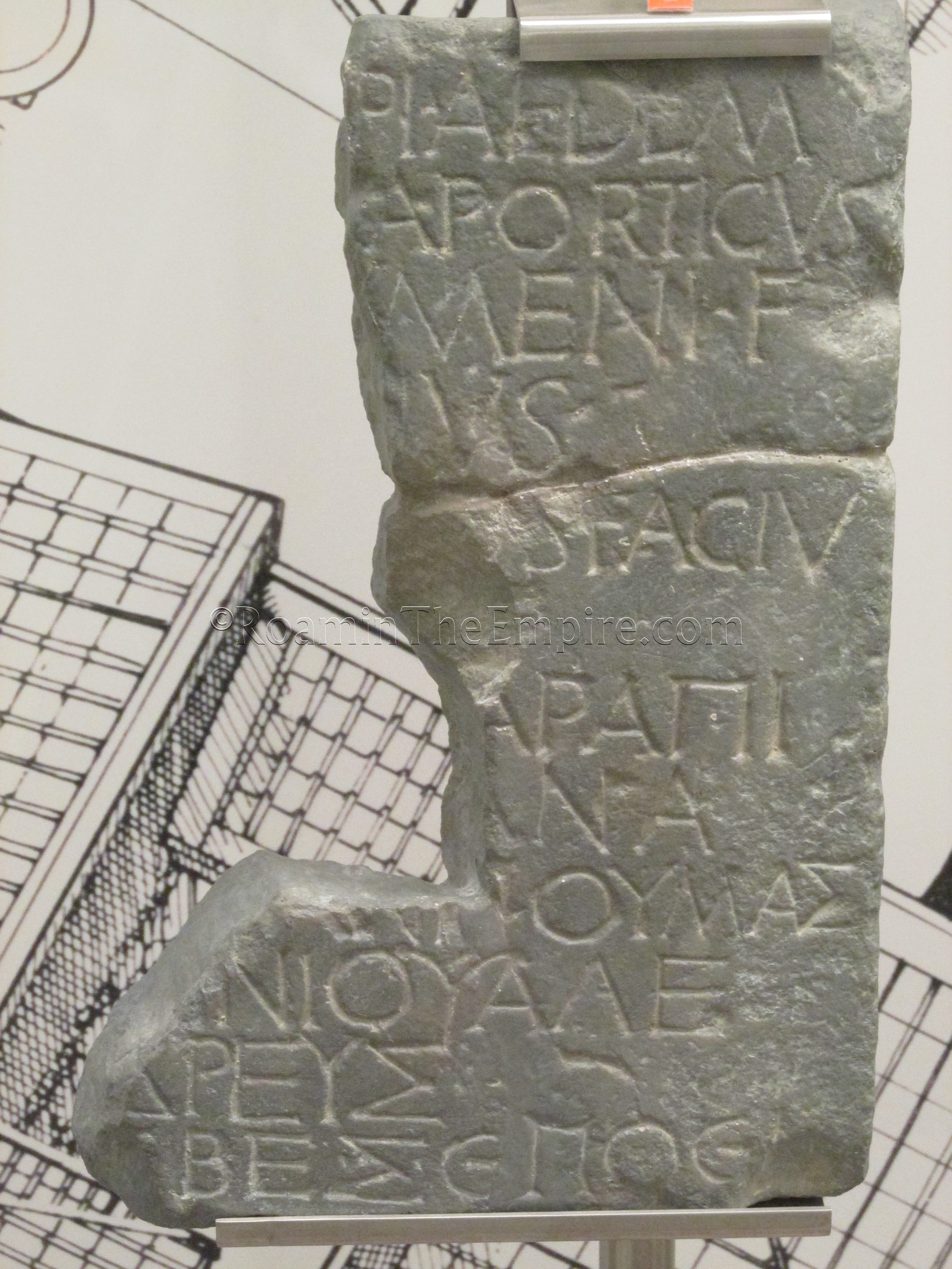 Bilingual inscription of Noumas of Alexandria.