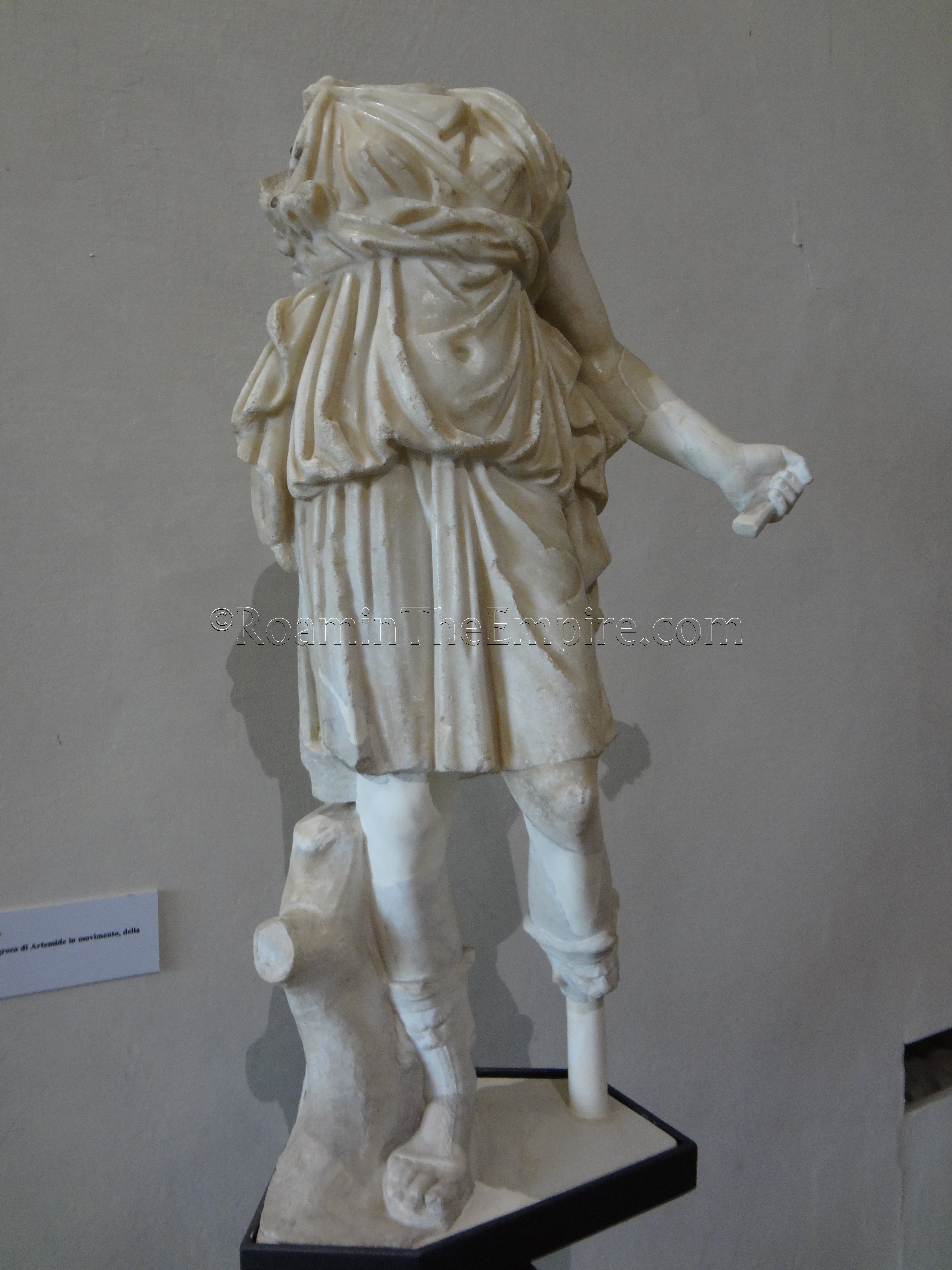 Statue of Artemis from the area of Arezzo, dated to the Antonine era.