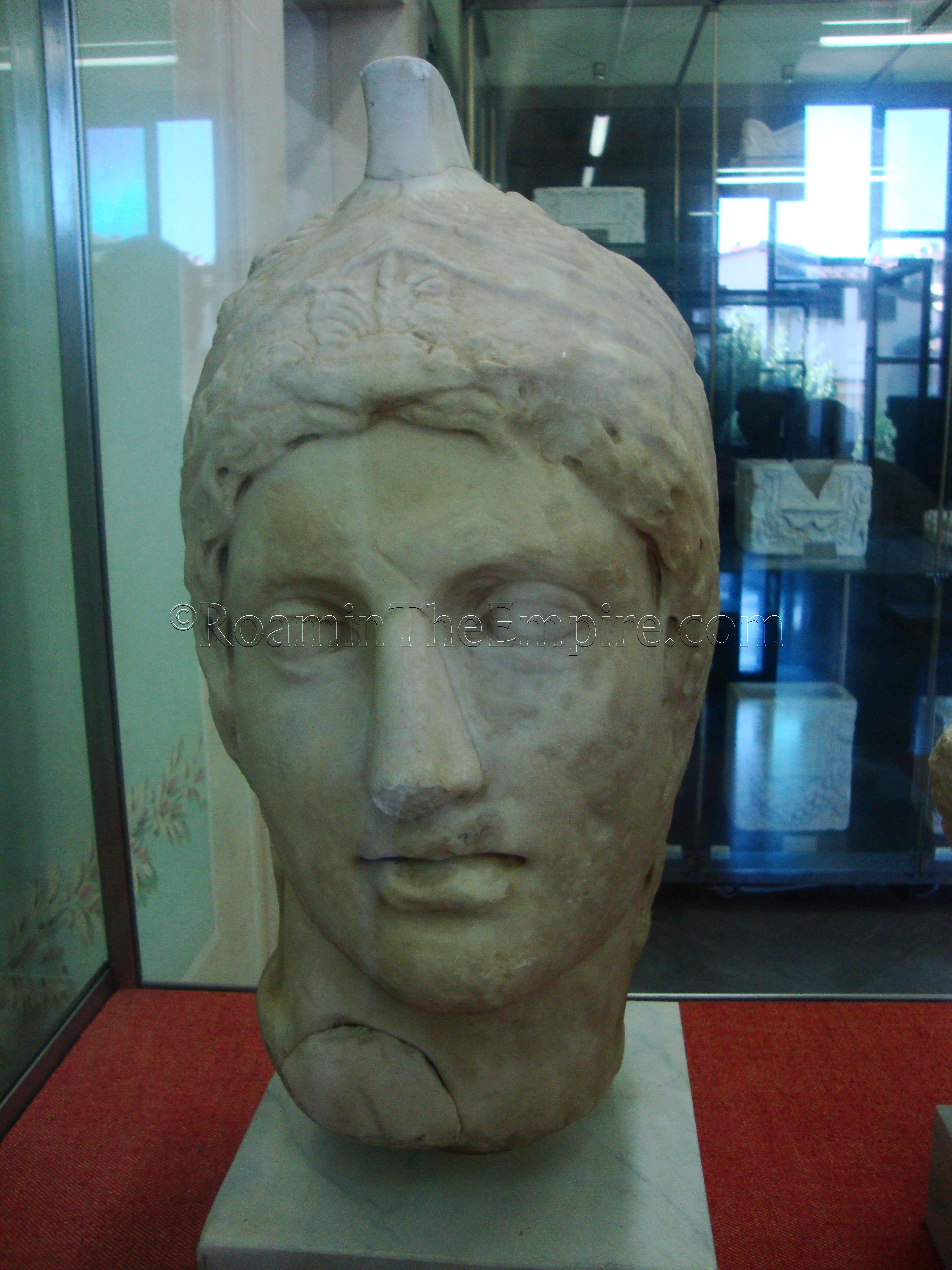 Head of Ares of the Borghese type, dated to 130-150 CE.