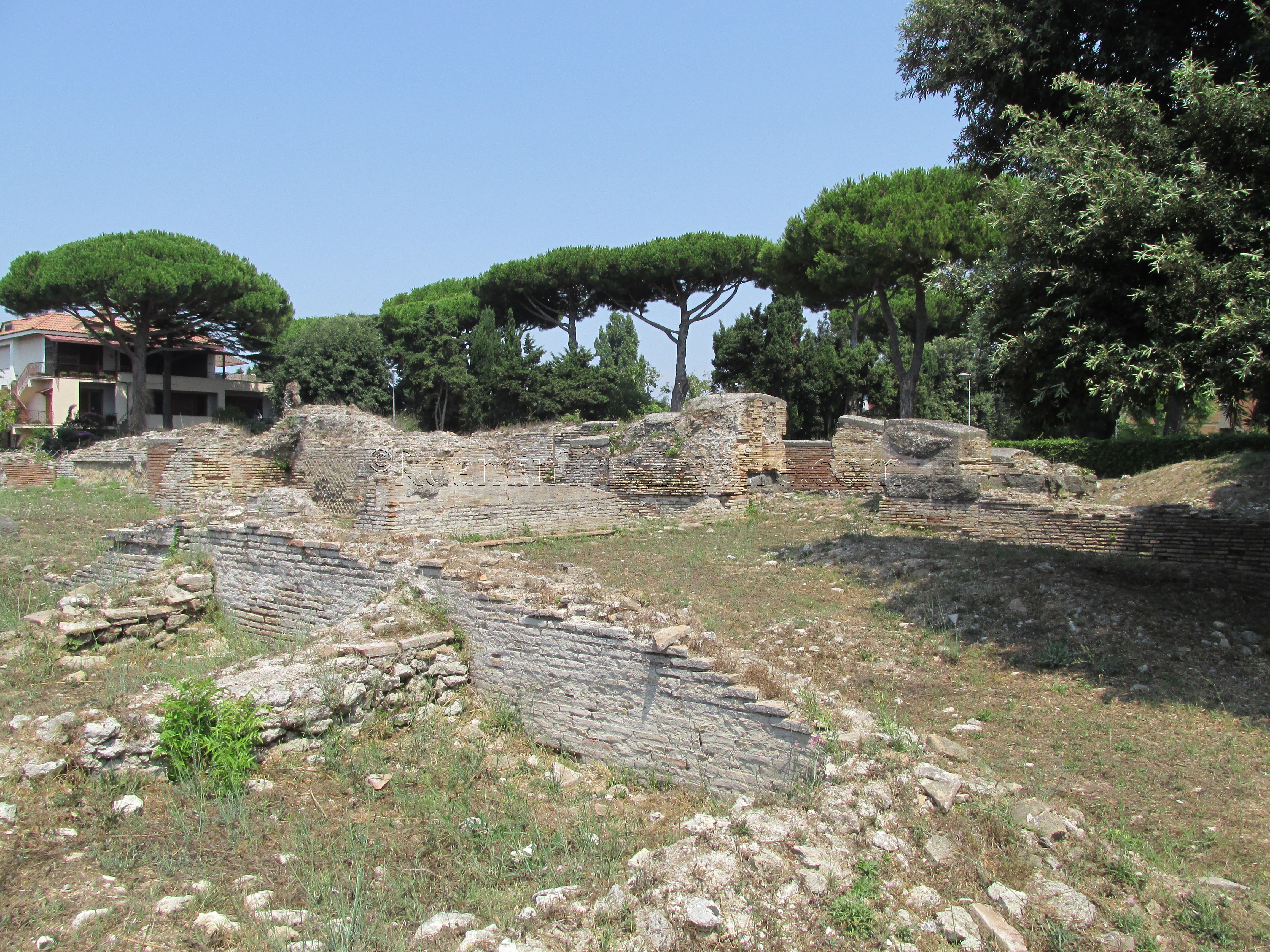 Theater from the south. Antium.