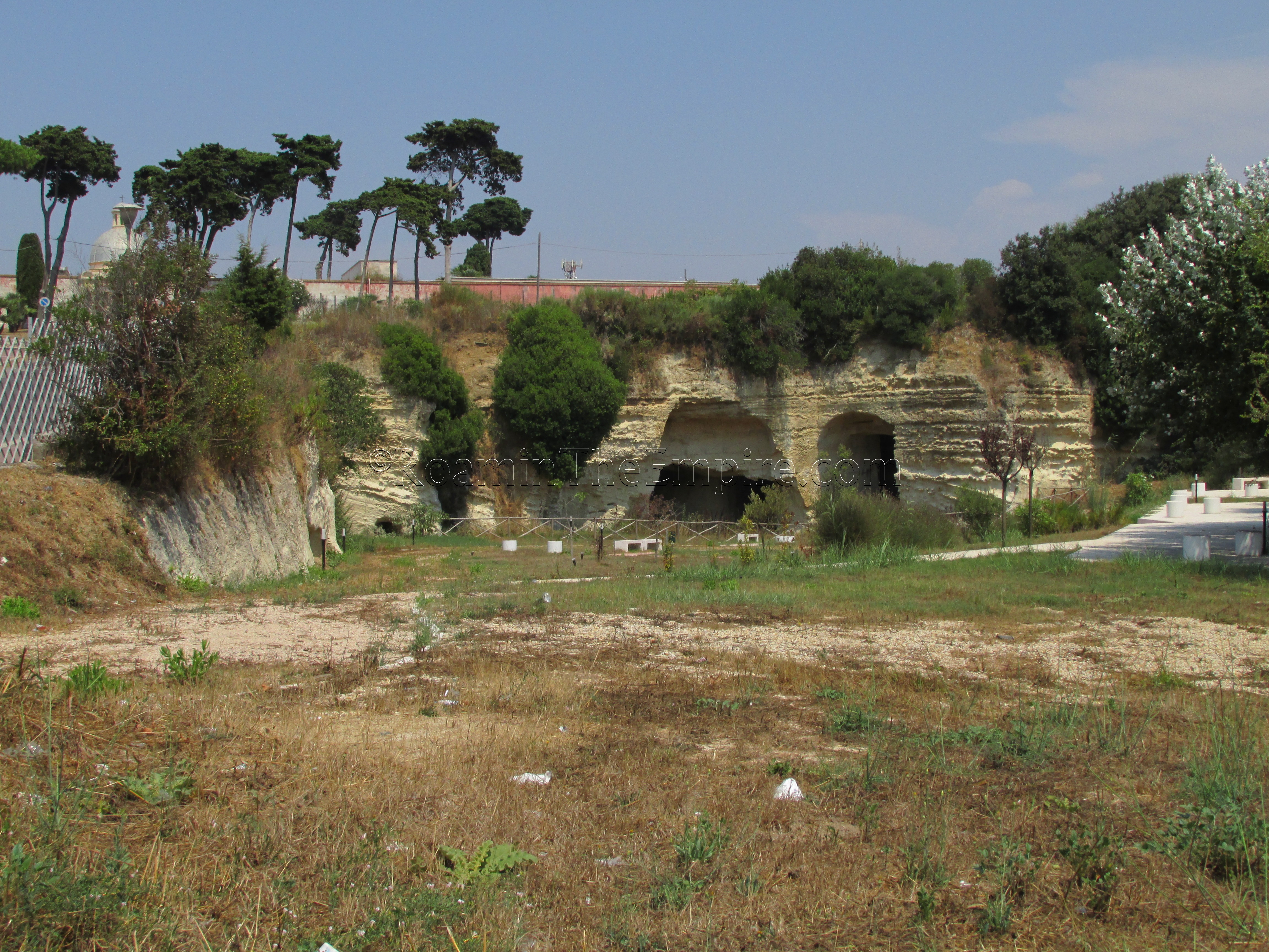 Pre-Roman defensive earthworks.