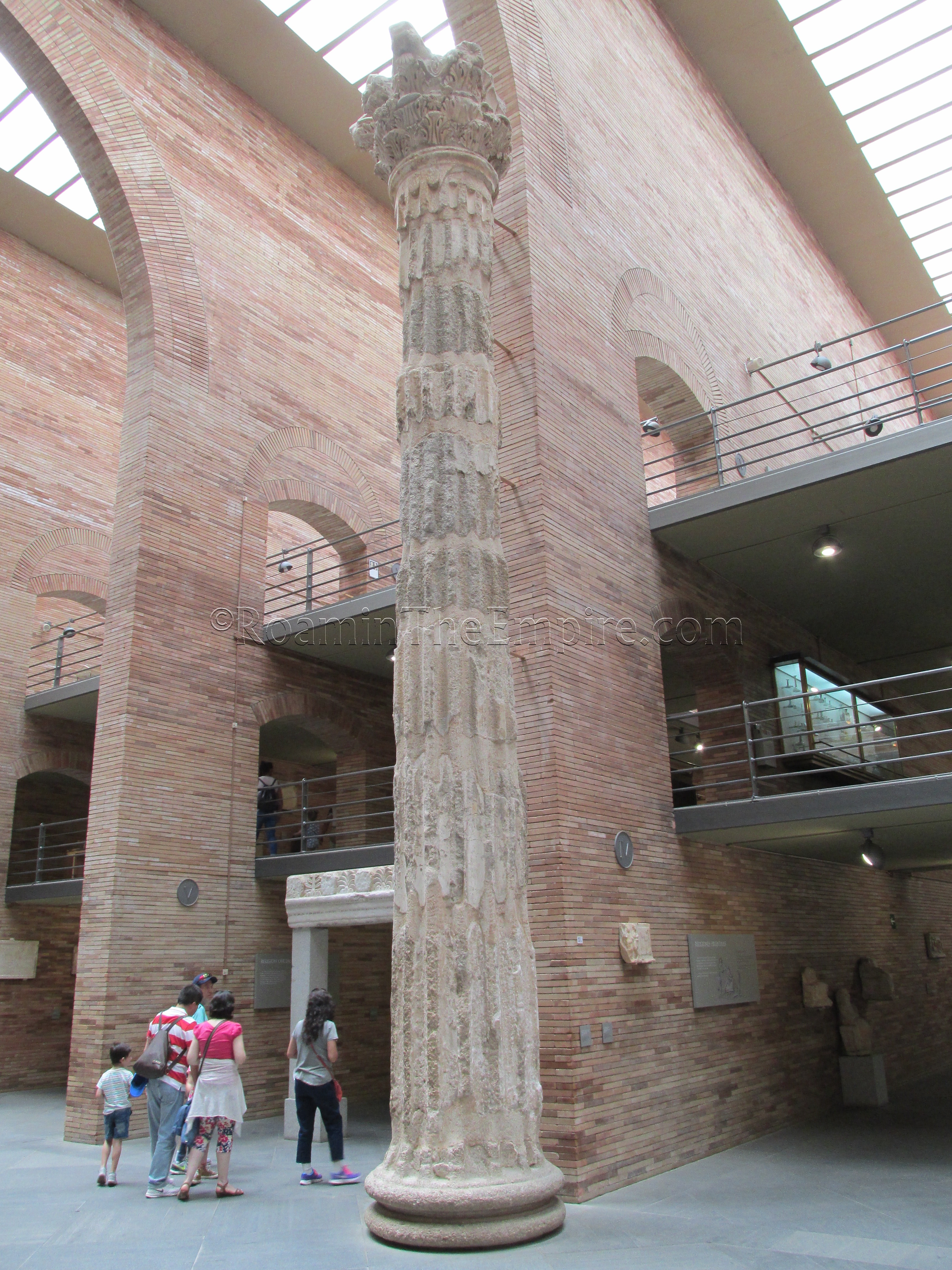 Column from the Temple of Diana dated to the 1st century CE.