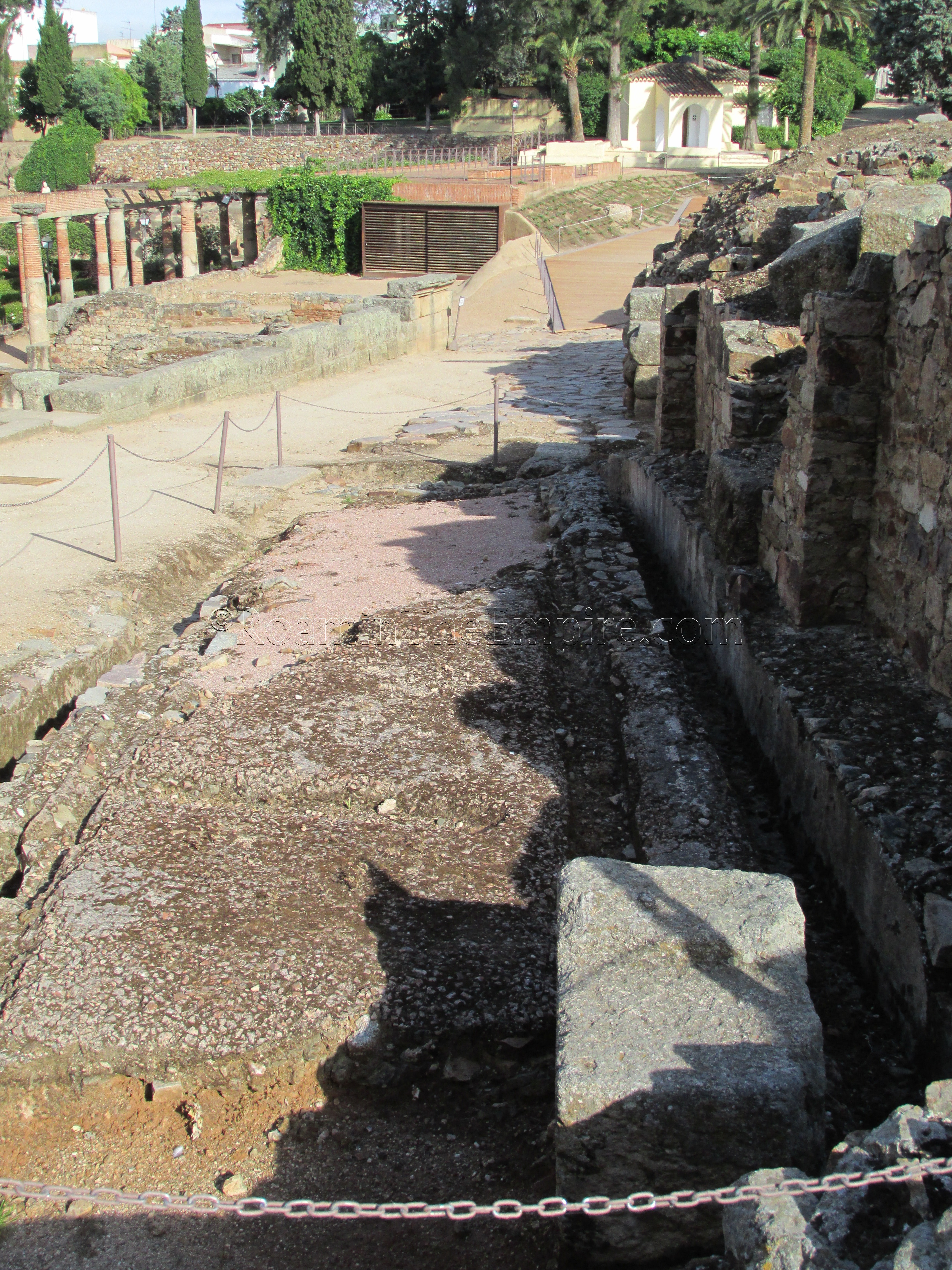Amphitheater latrines.