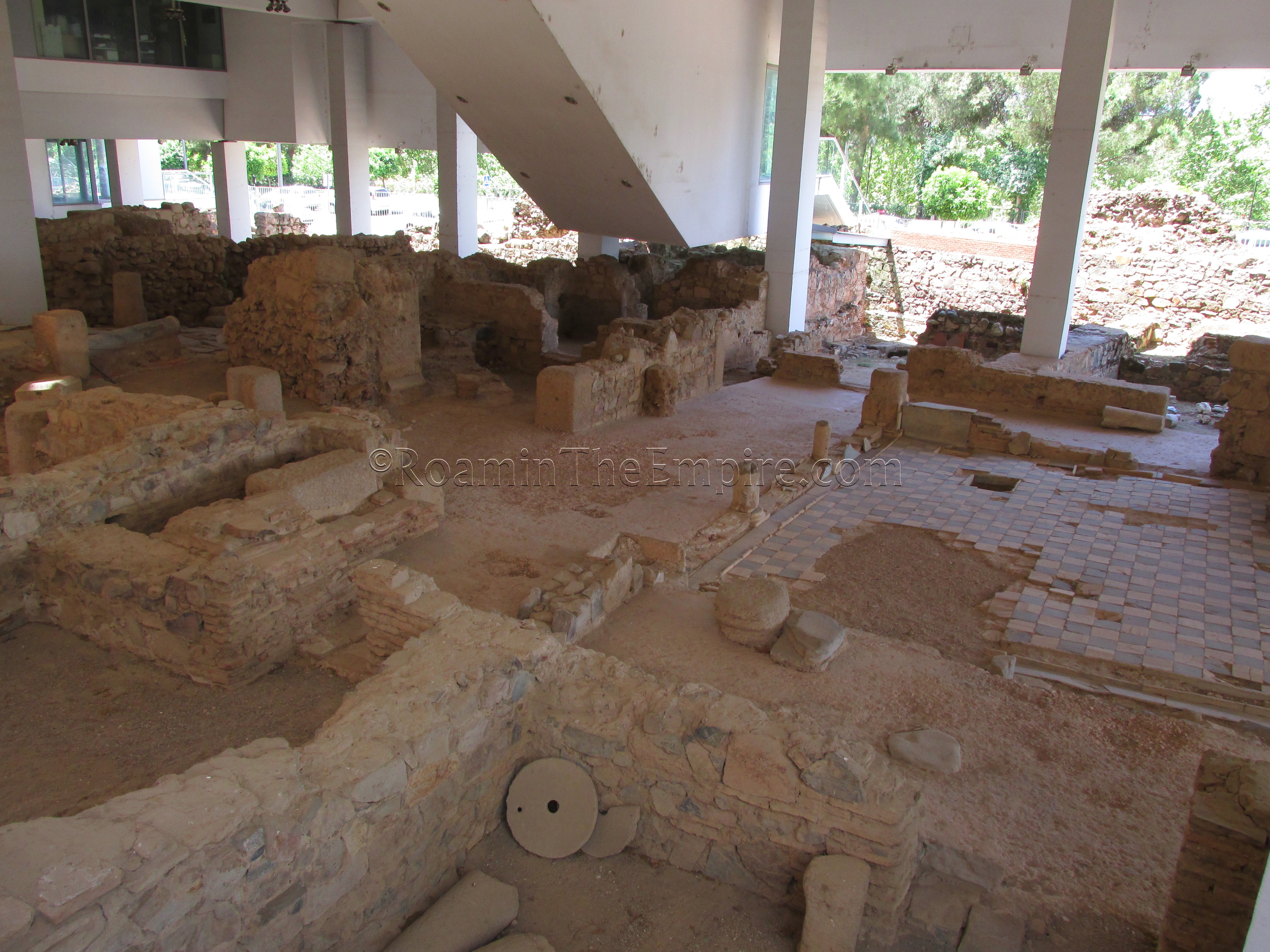 'House of Marbles' in the Zona Arqueológica de Morería. Augusta Emerita.