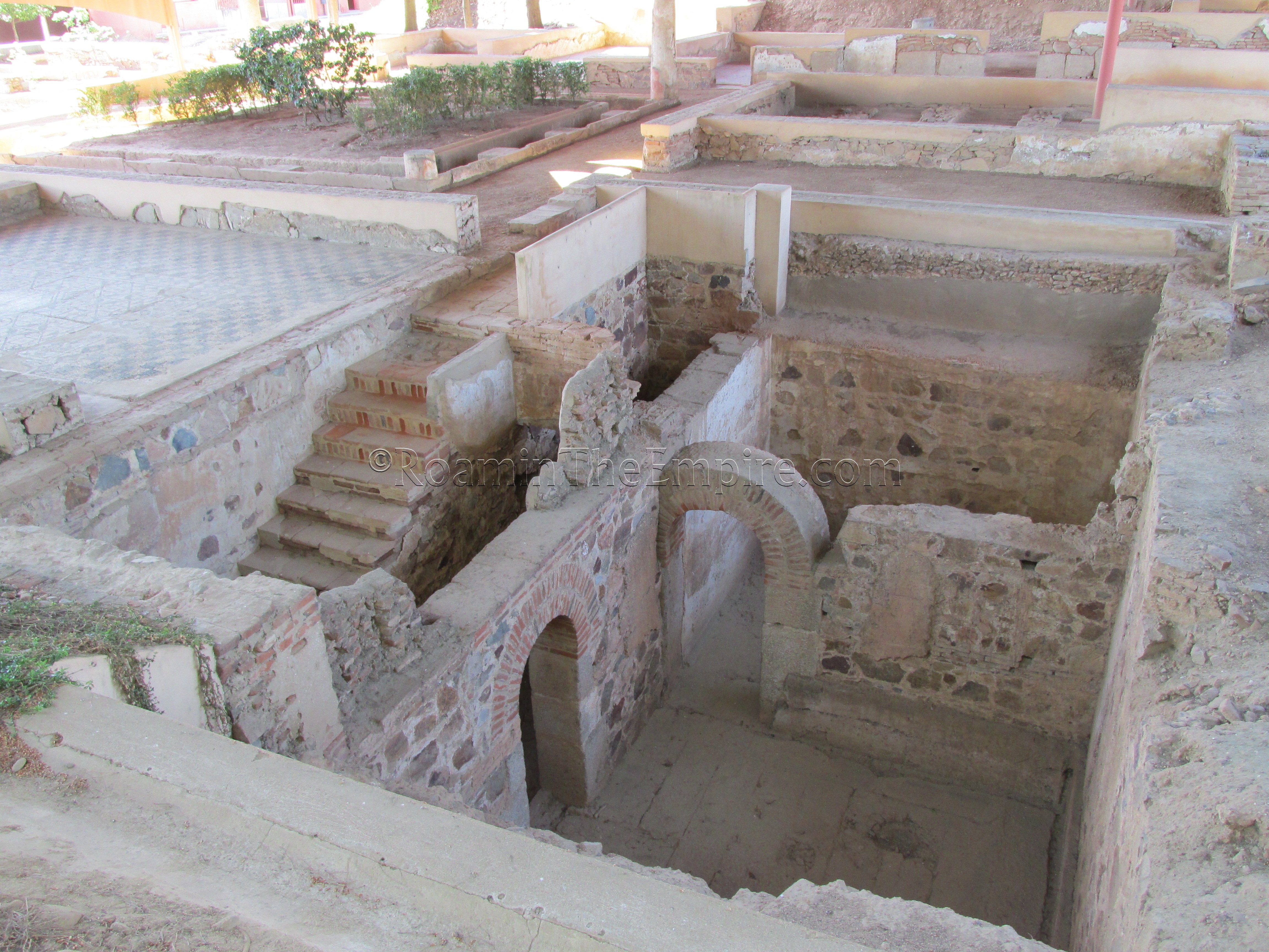 Subterranean rooms of the Casa del Mitreo. Augusta Emerita.