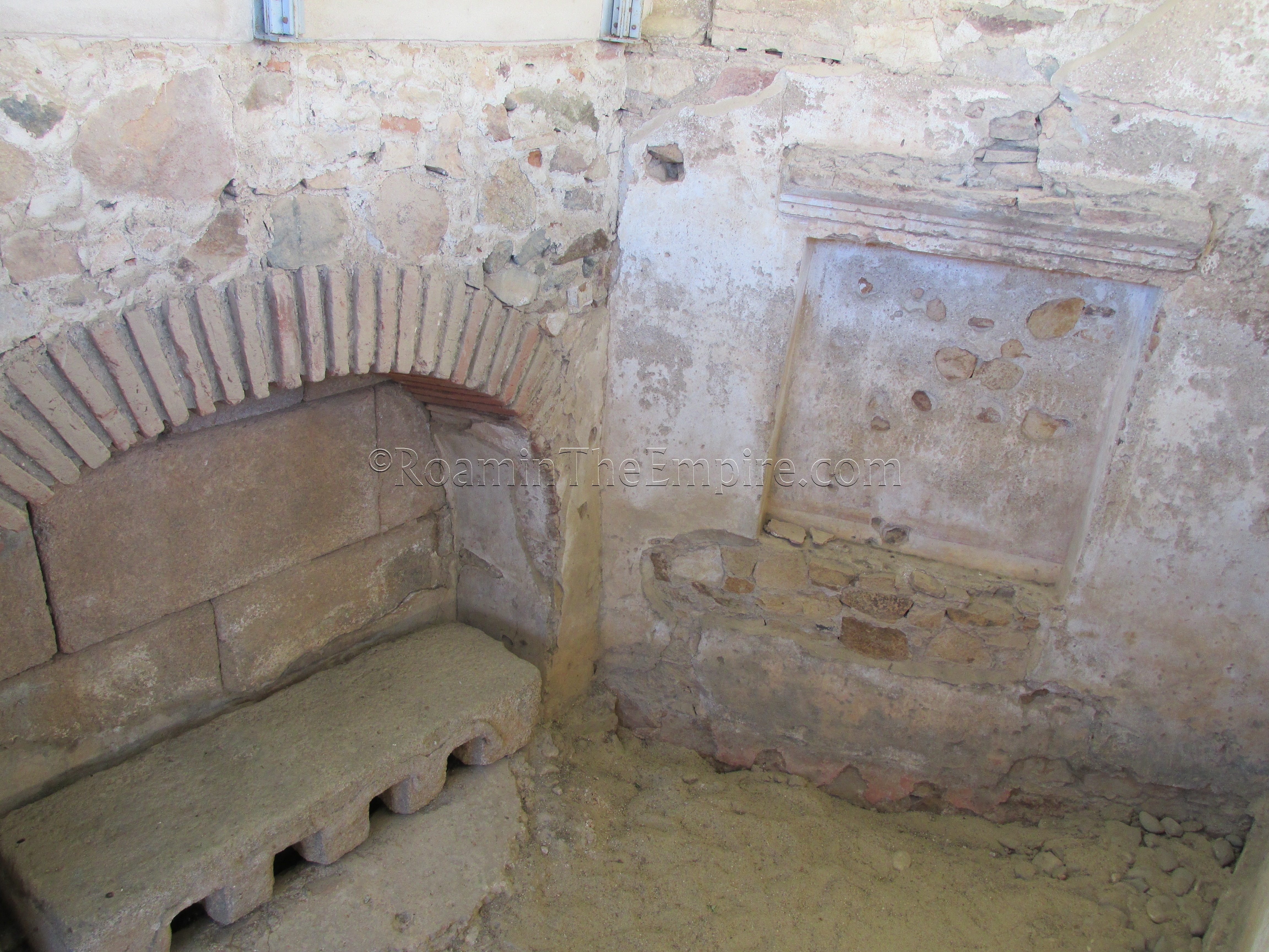Interior of the tomb of Gaius Julius Felix.