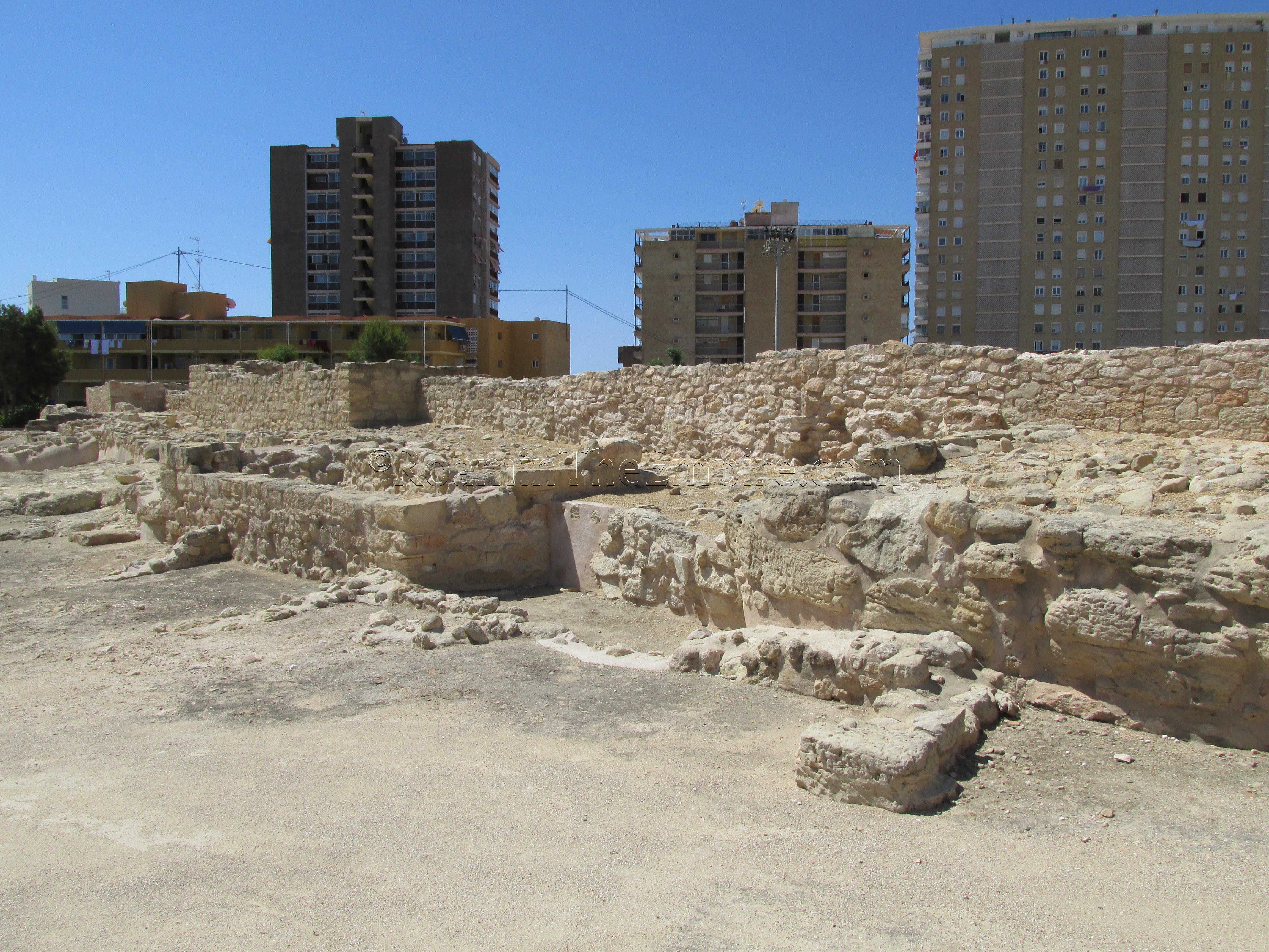 East wall of Lucentum.