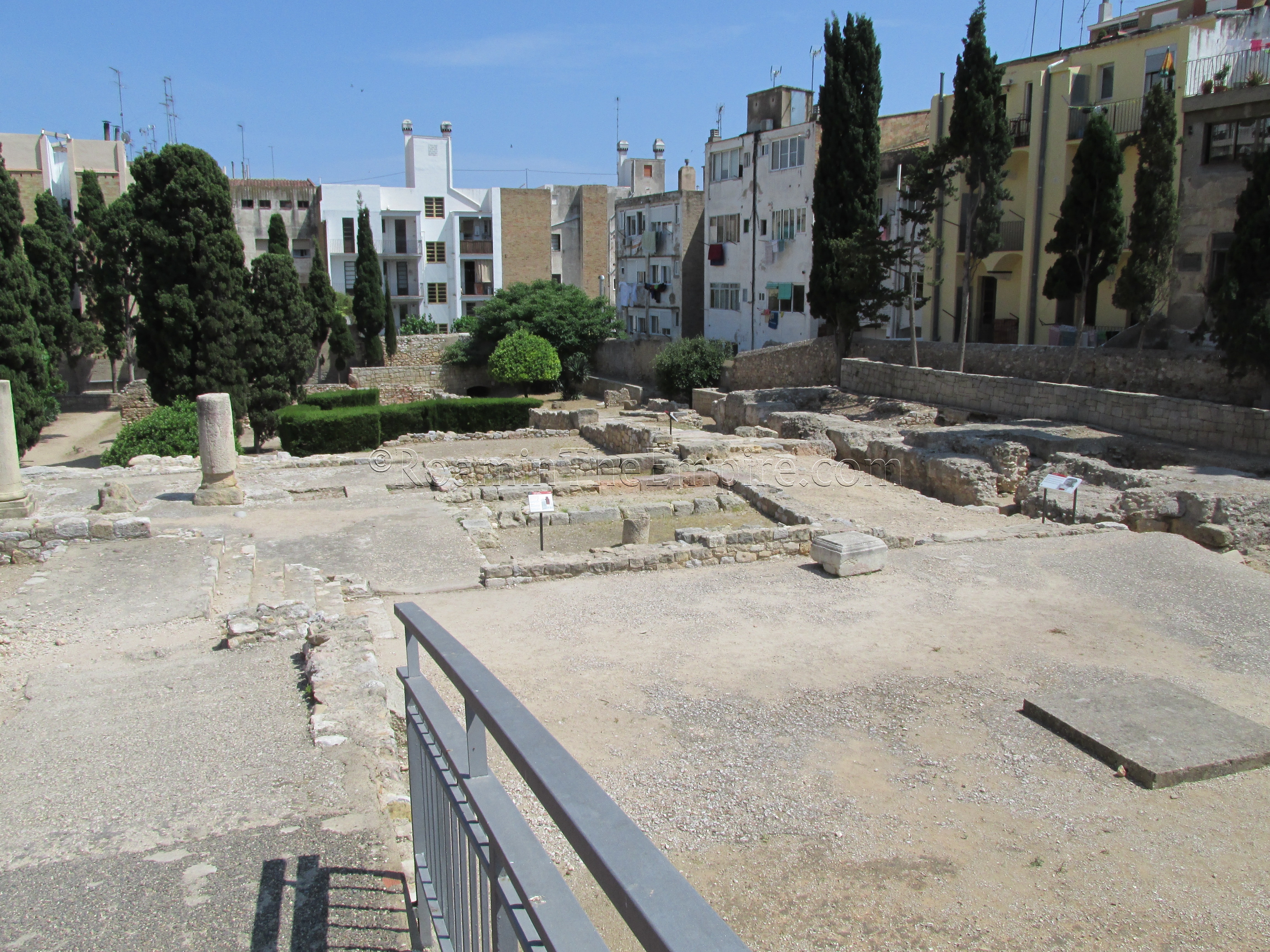 Eastern area of the colonial forum.