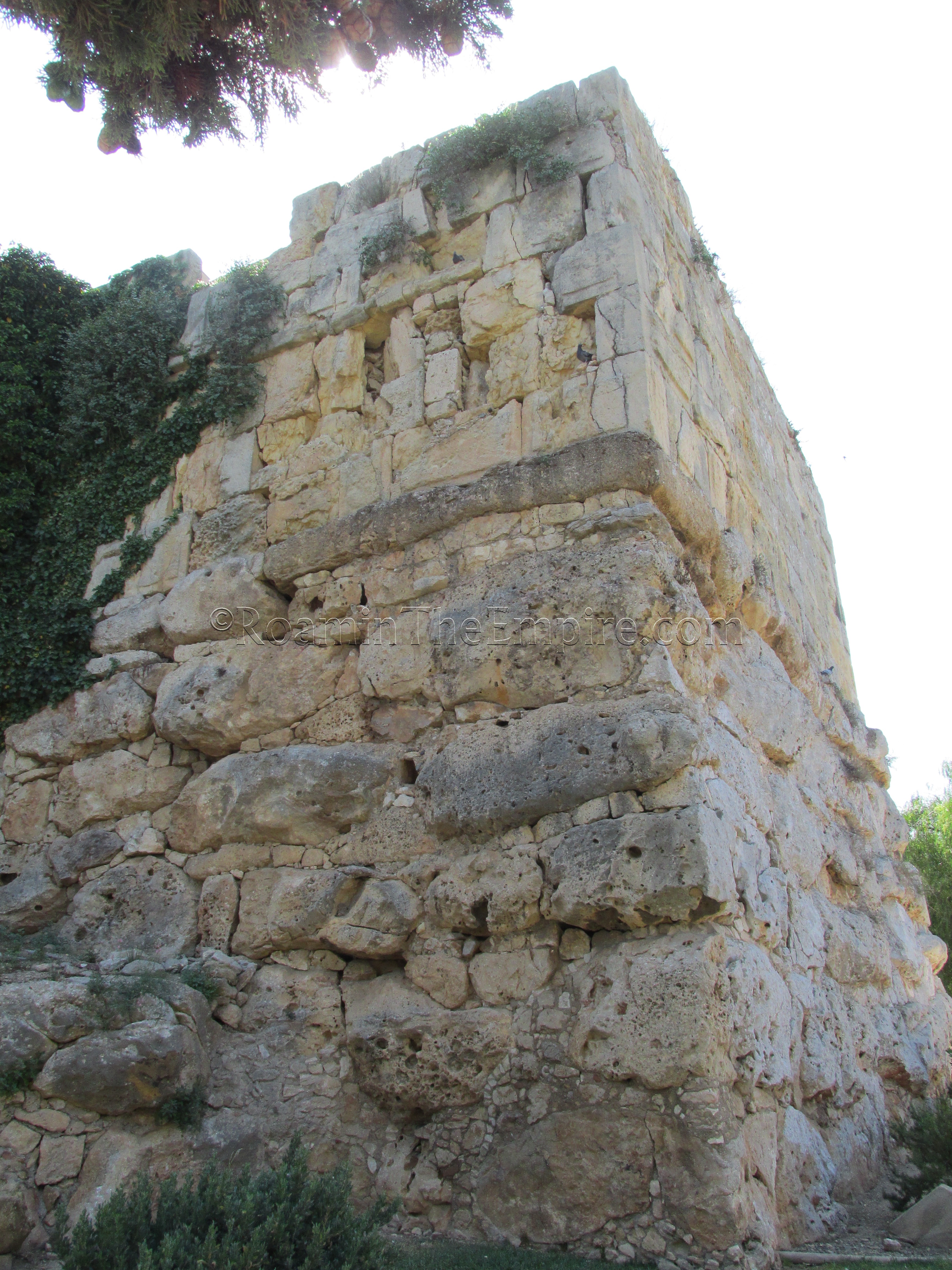 Tower of Minerva, named so because of a relief of Minerva in thew walls here. Tarraco.