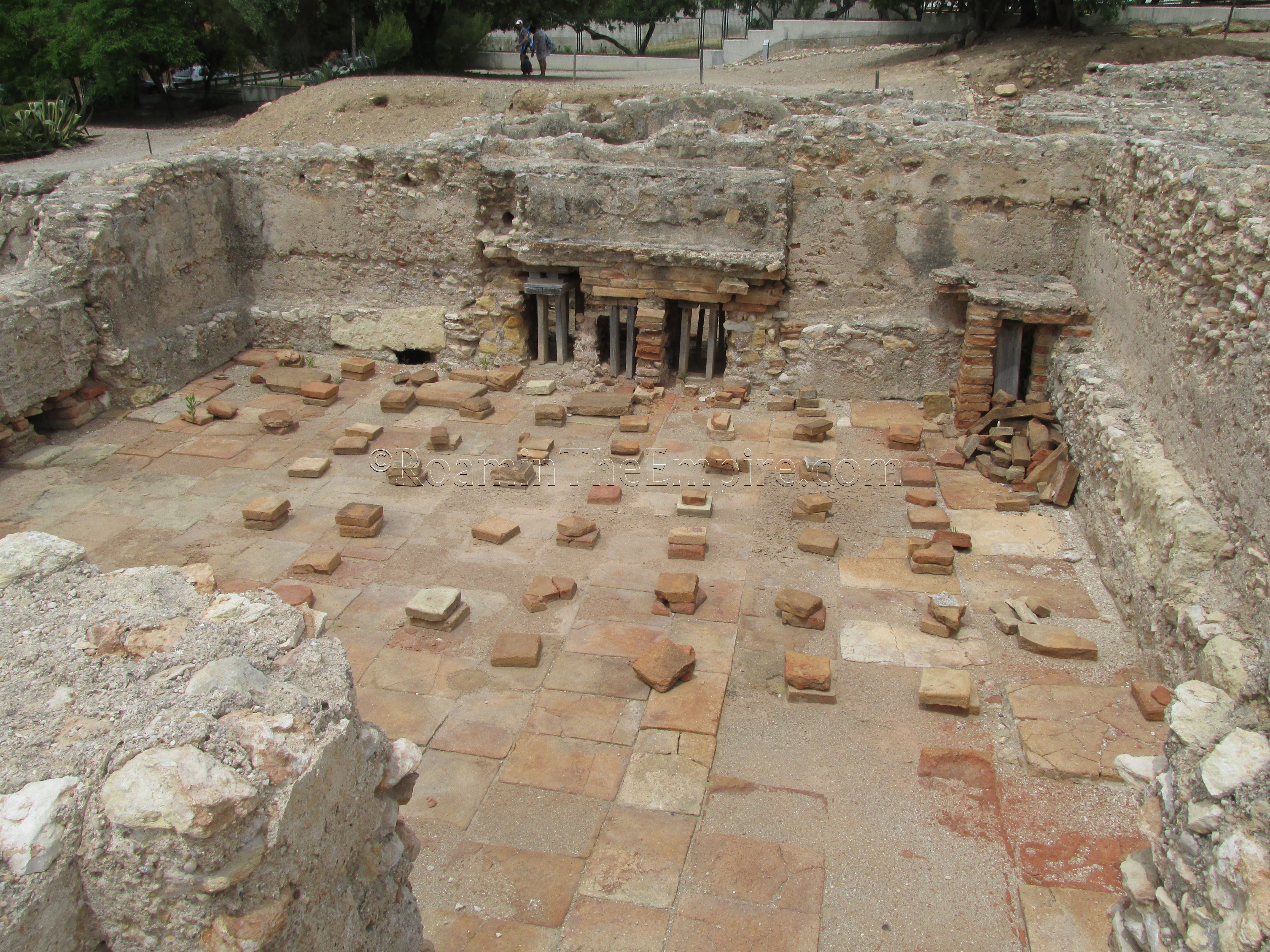 Caldarium of the bathing complex. Tarraco.