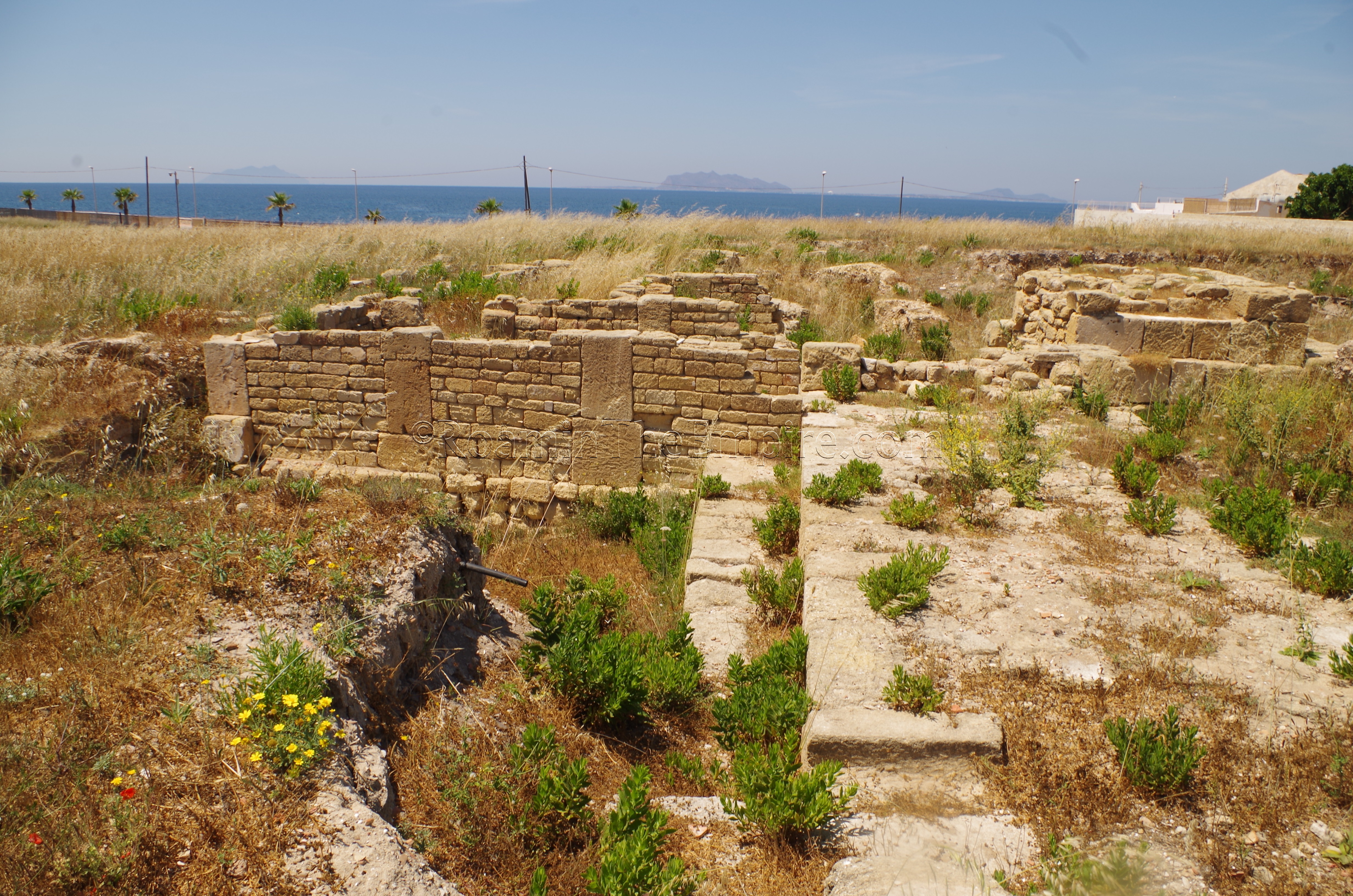 Northwest fortifications of Lilybaeum, dated to the 3rd to 1st century BCE.