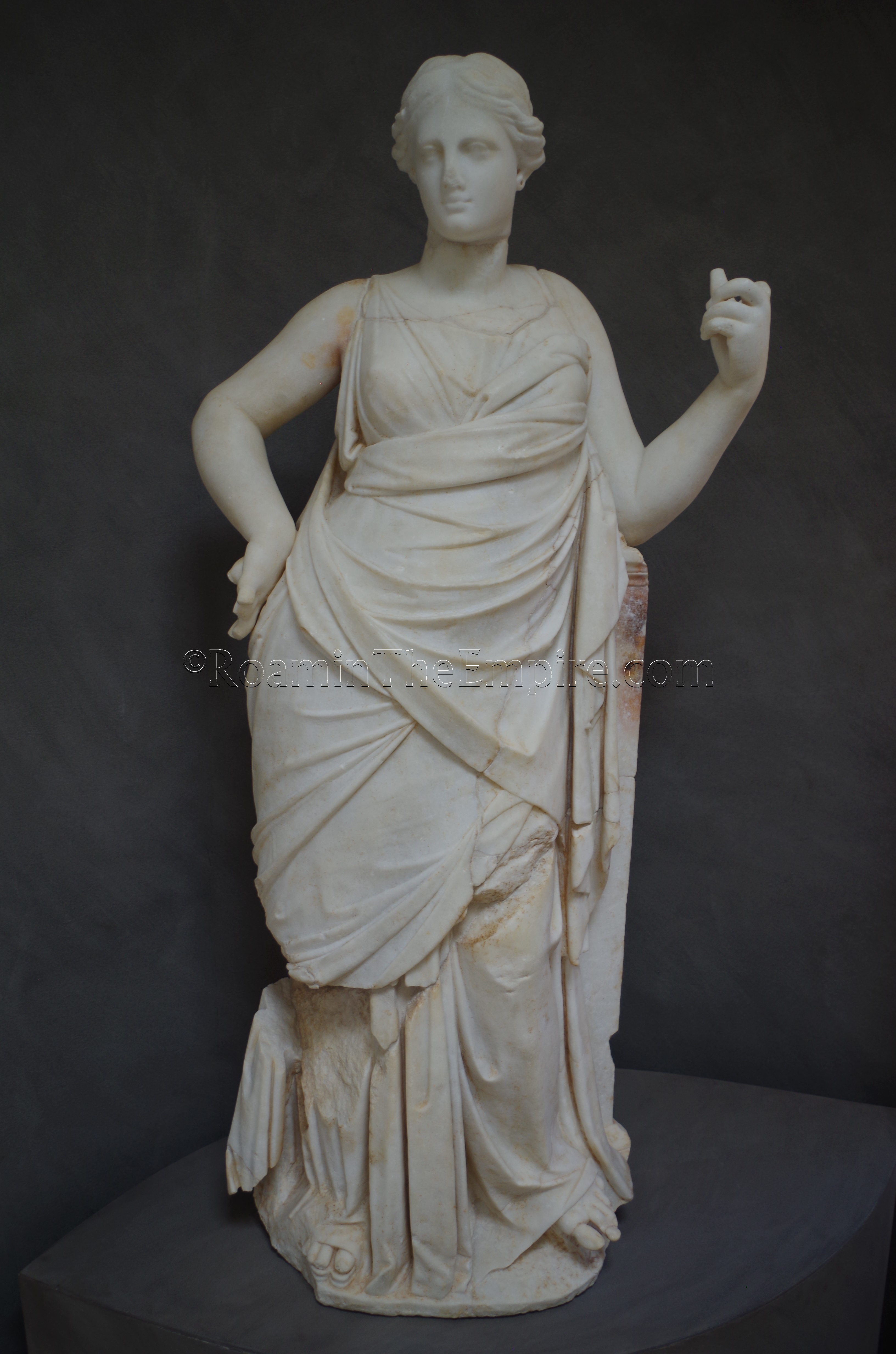 Statue of a Muse from the House of Leda.