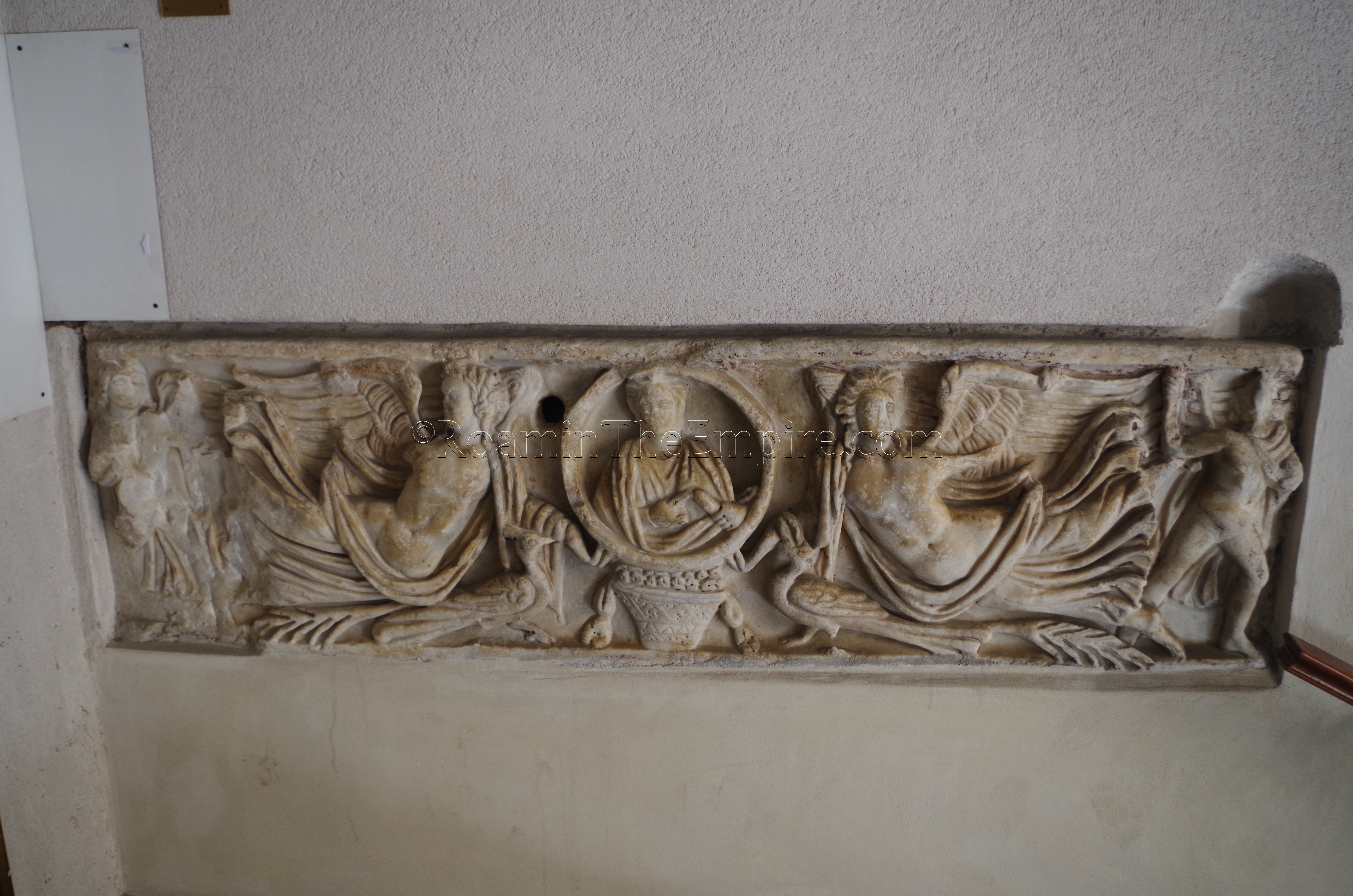 Roman sarcophagus in Chiesa di Sant’Agostino. Panormus. Palermo.