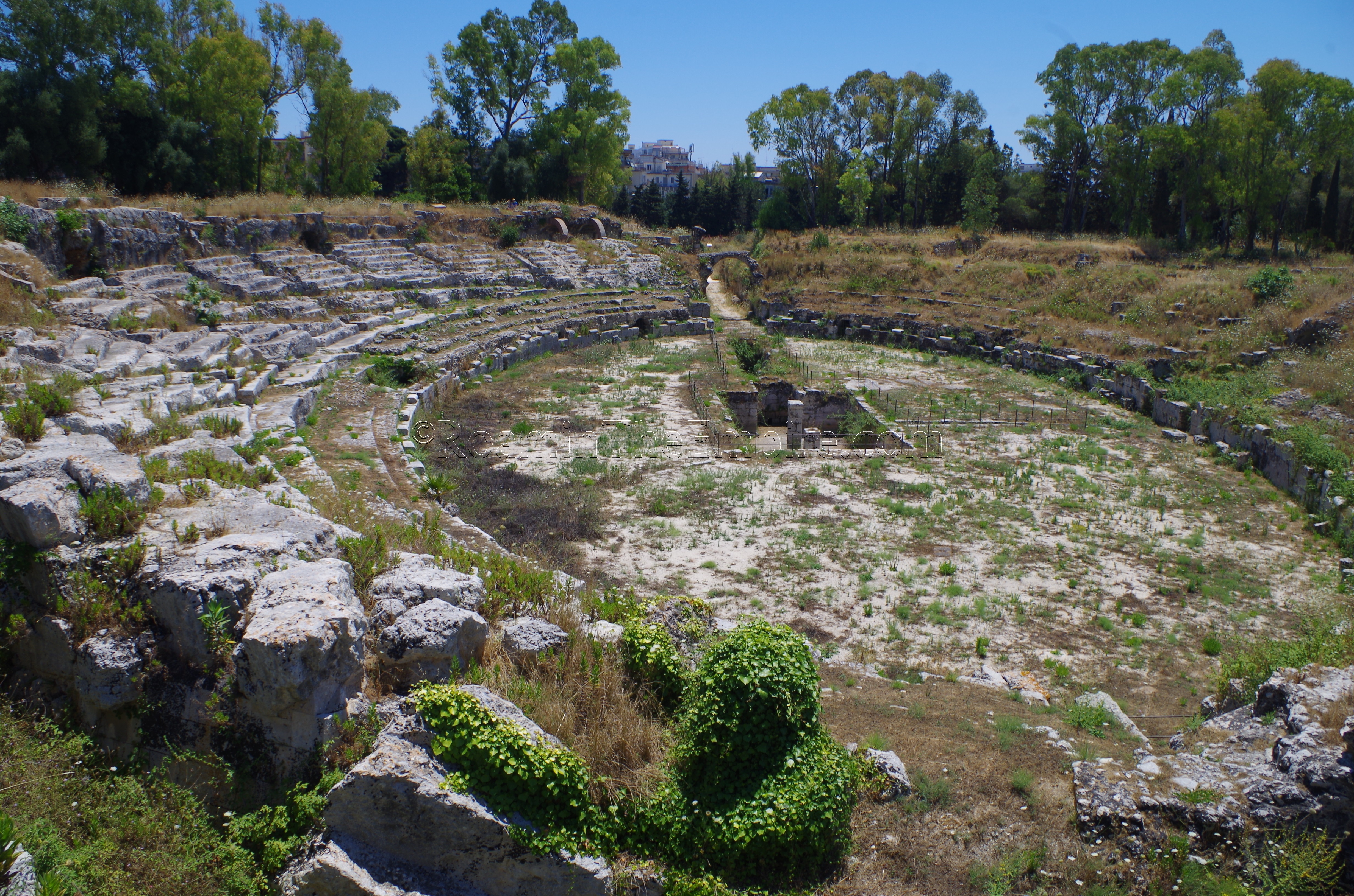 Amphitheater of Syracusae. Syracuse.