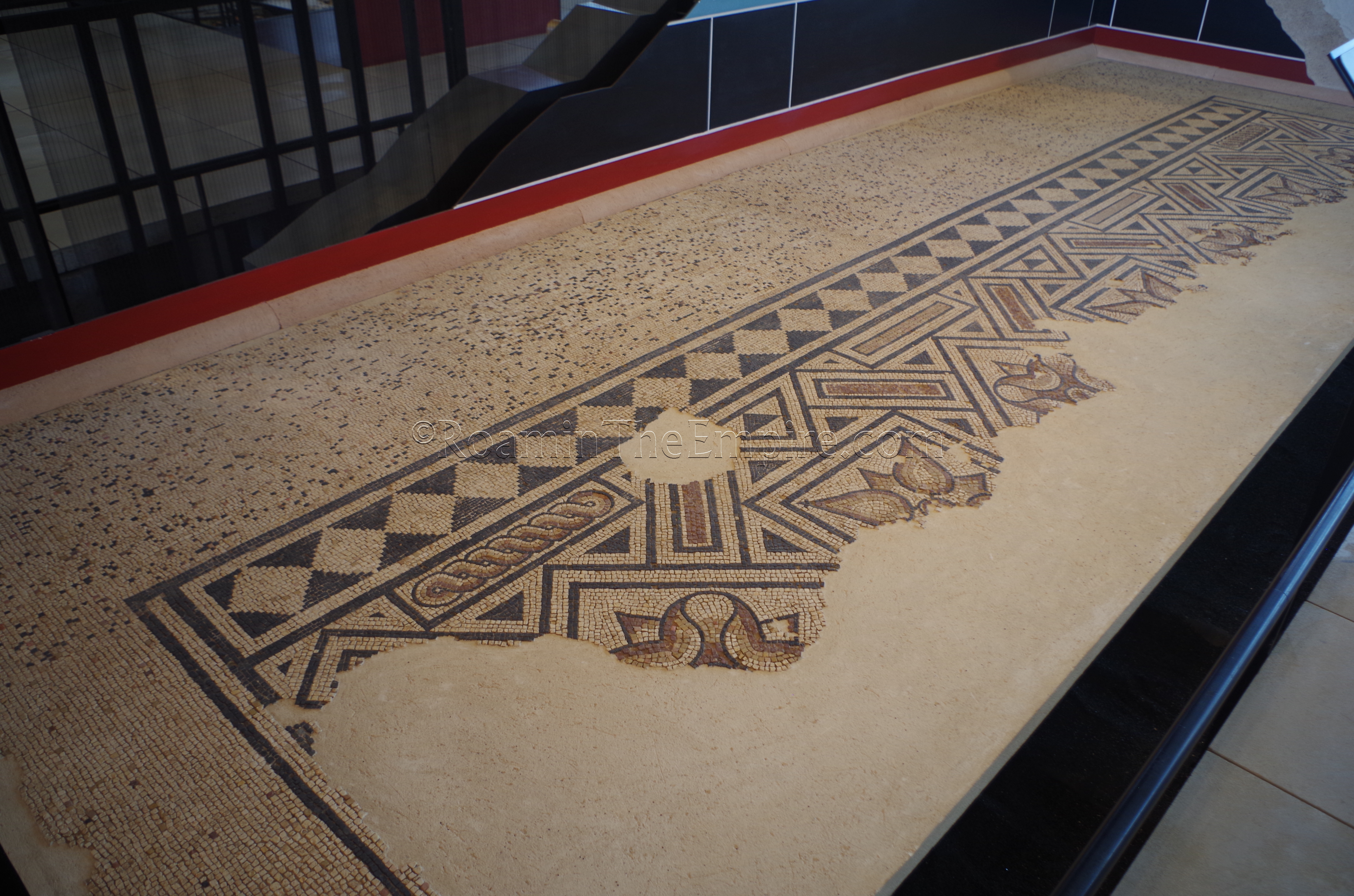 Mosaic from a hall in the House of the Grand Peristyle. Vieux. Aregenua.