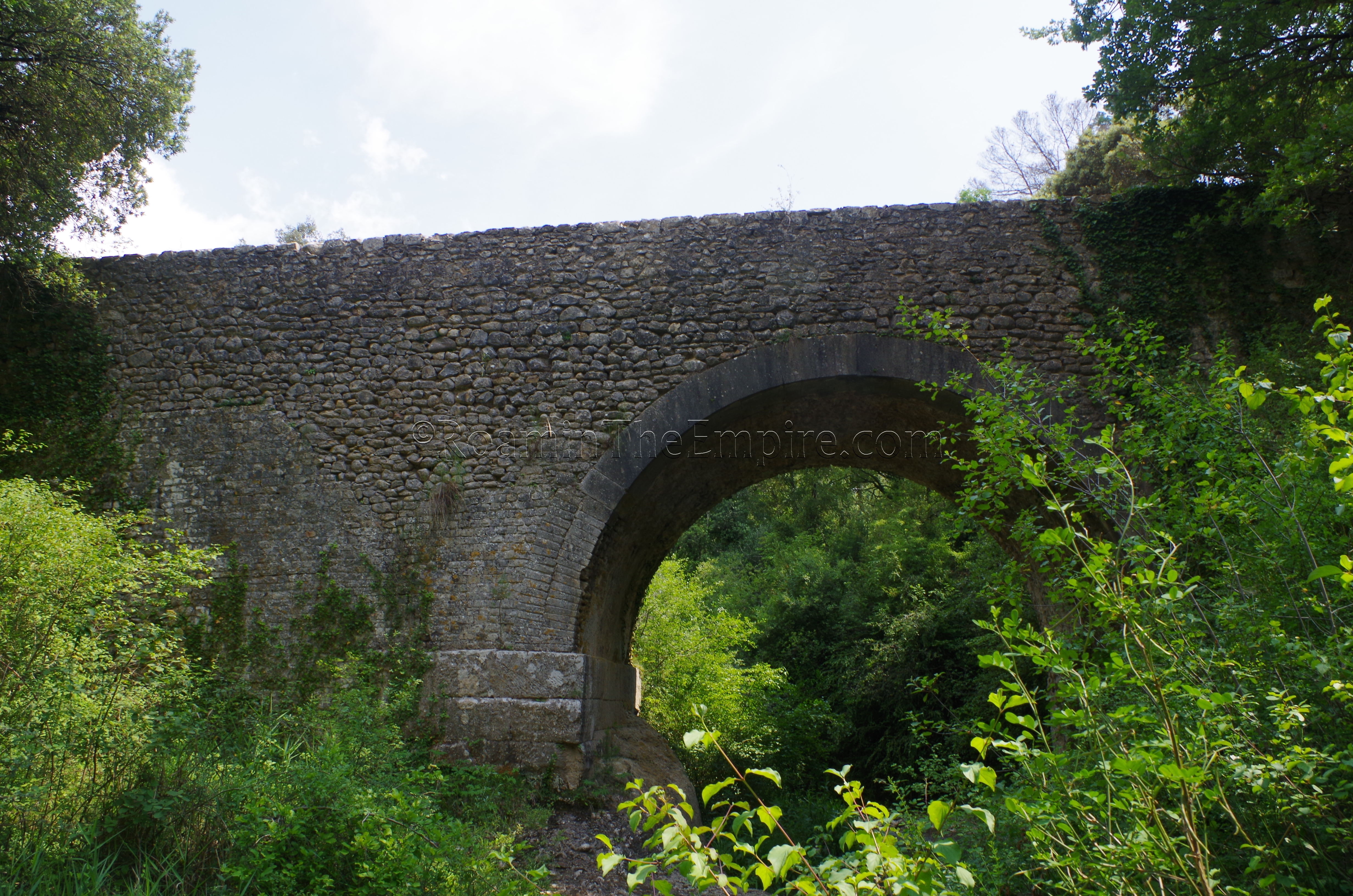 Pont de Ganagobie. Via Domitia.