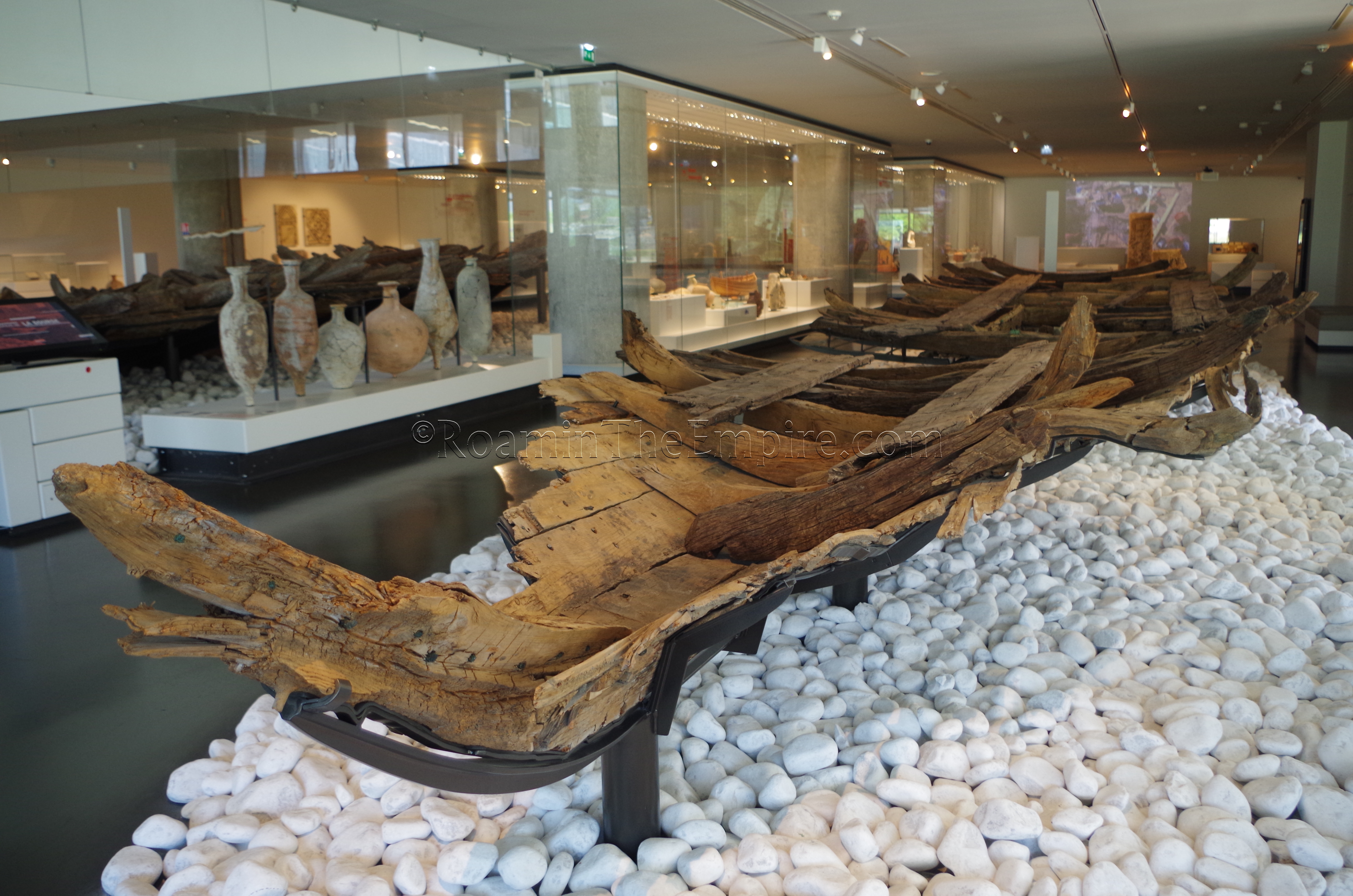 Shipwreck from the 2nd-3rd century CE. Displayed in the Musee d'Histoire de Marseille. Massalia.