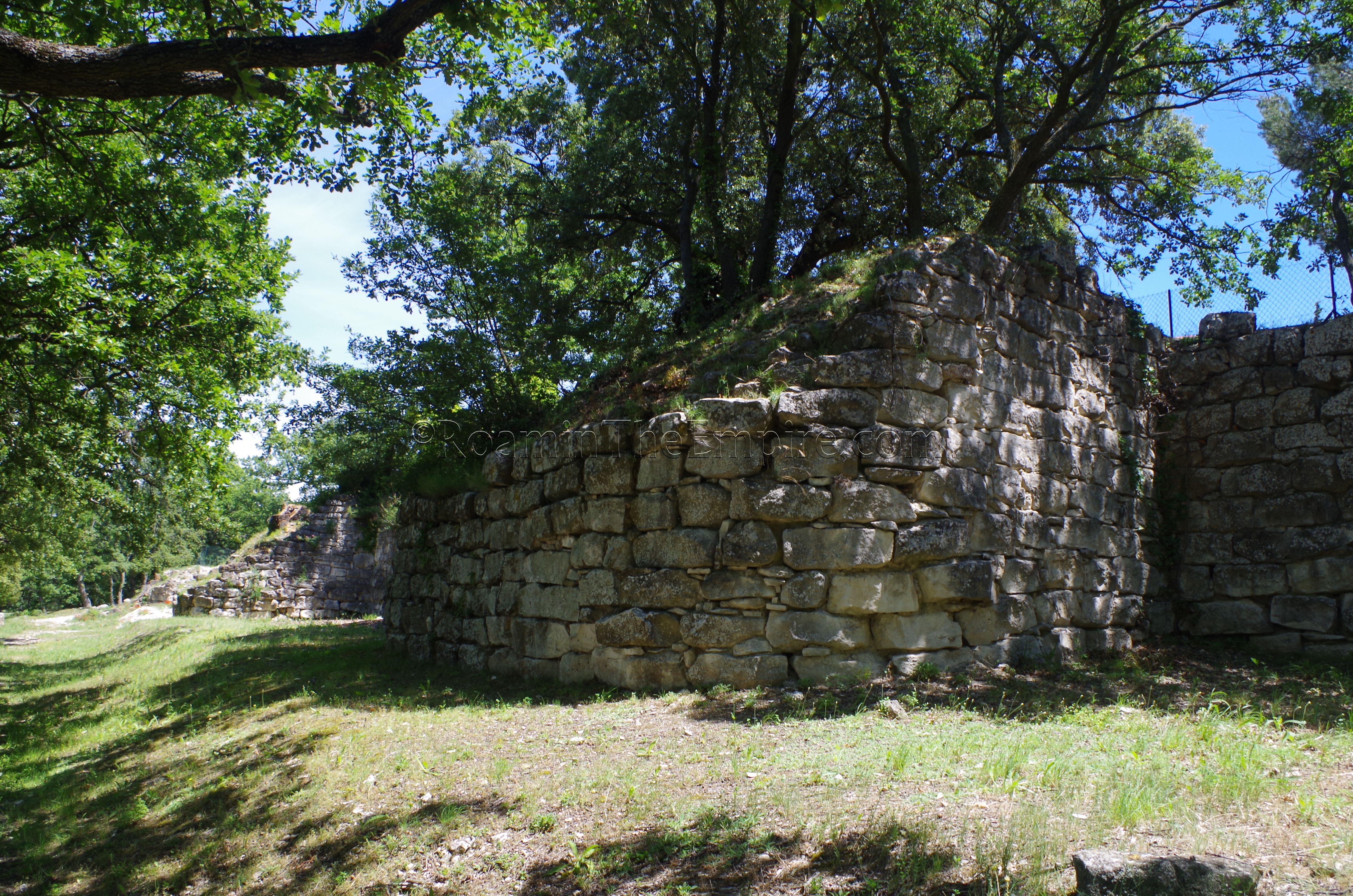 Fortifications of Entremont. Aquae Sextiae. Aix-en-Provence.