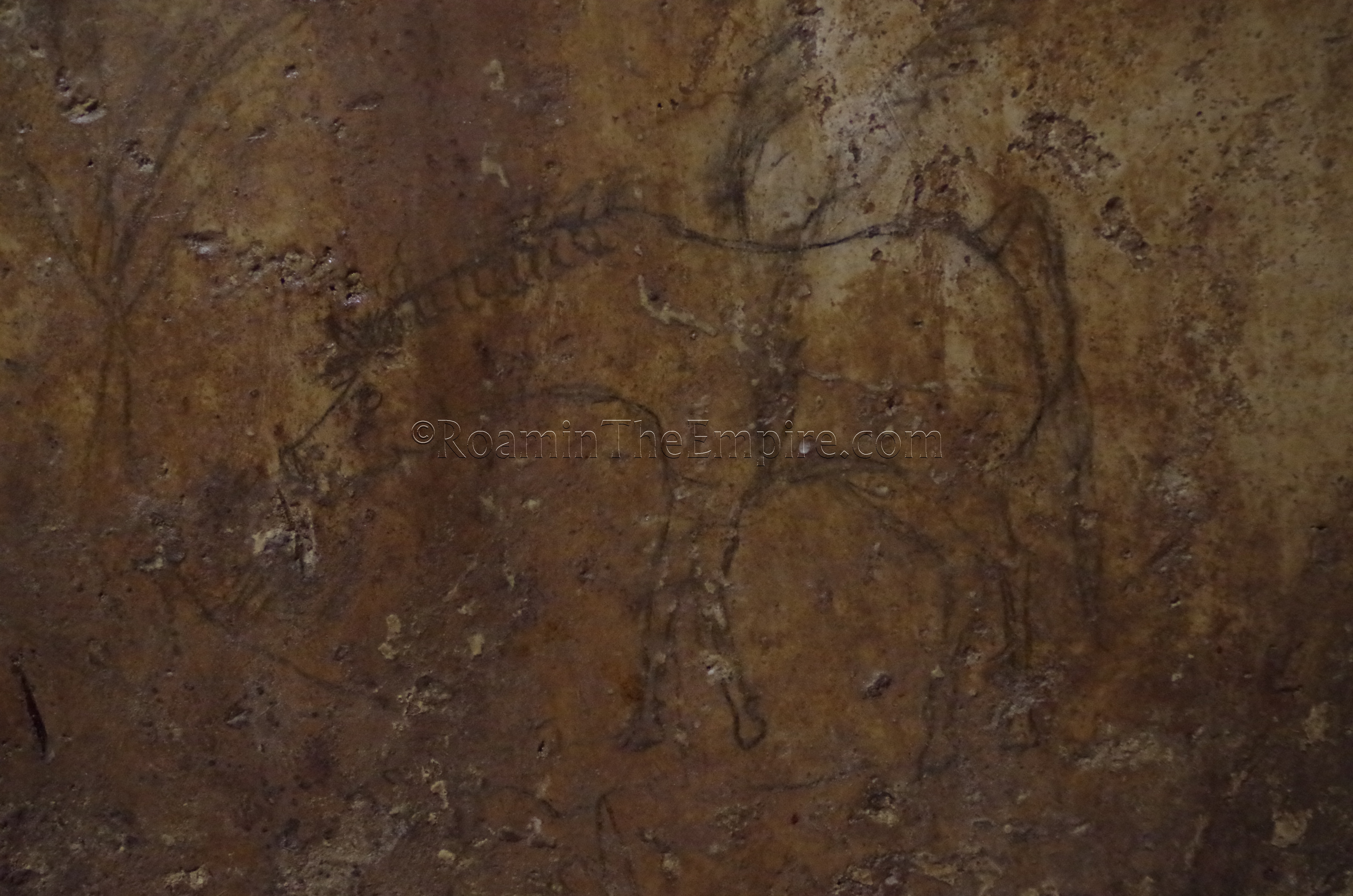Image of Pegasus in the hypogeum of the Chiesa di San Salvatore.