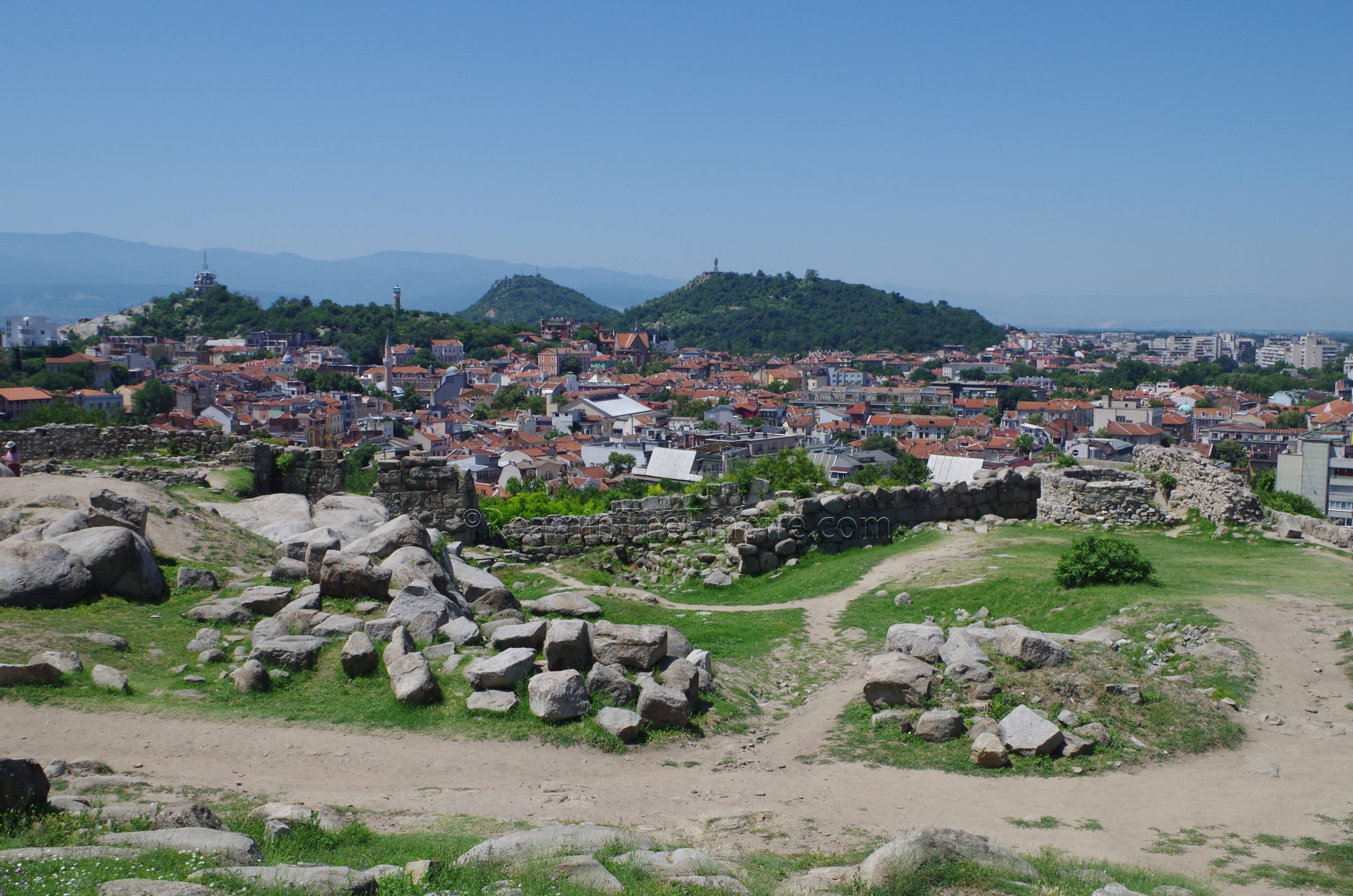 Nebet Tepe, site of the original Thracian settlement, Eumolpias (discussed in the third post).