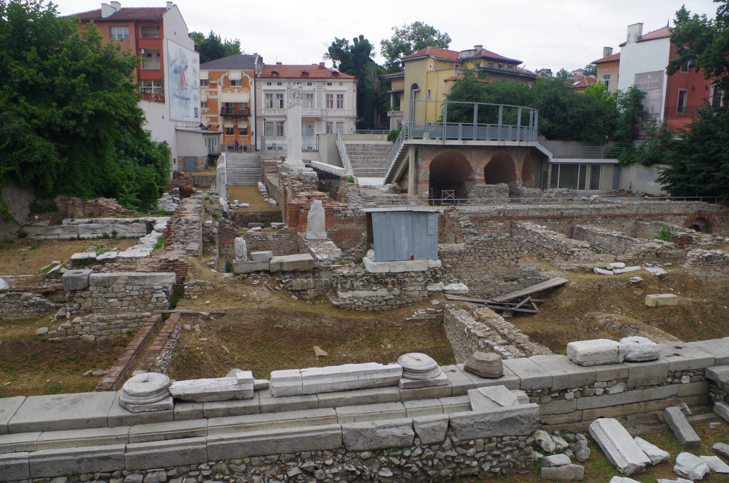 Odeon and northern part of the forum. Philippopolis.