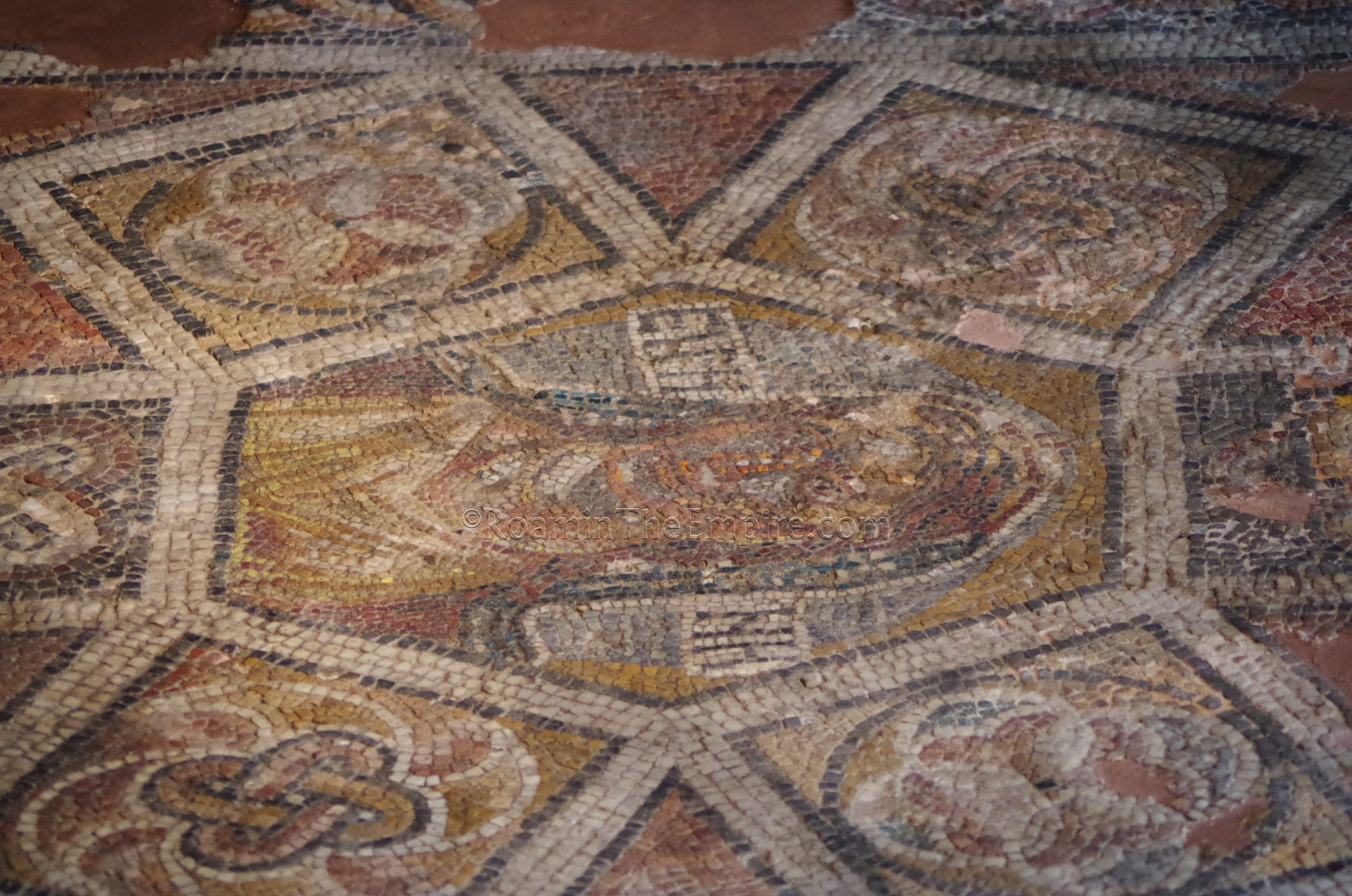Erine mosaic in the Domus Erine. Philippopolis.