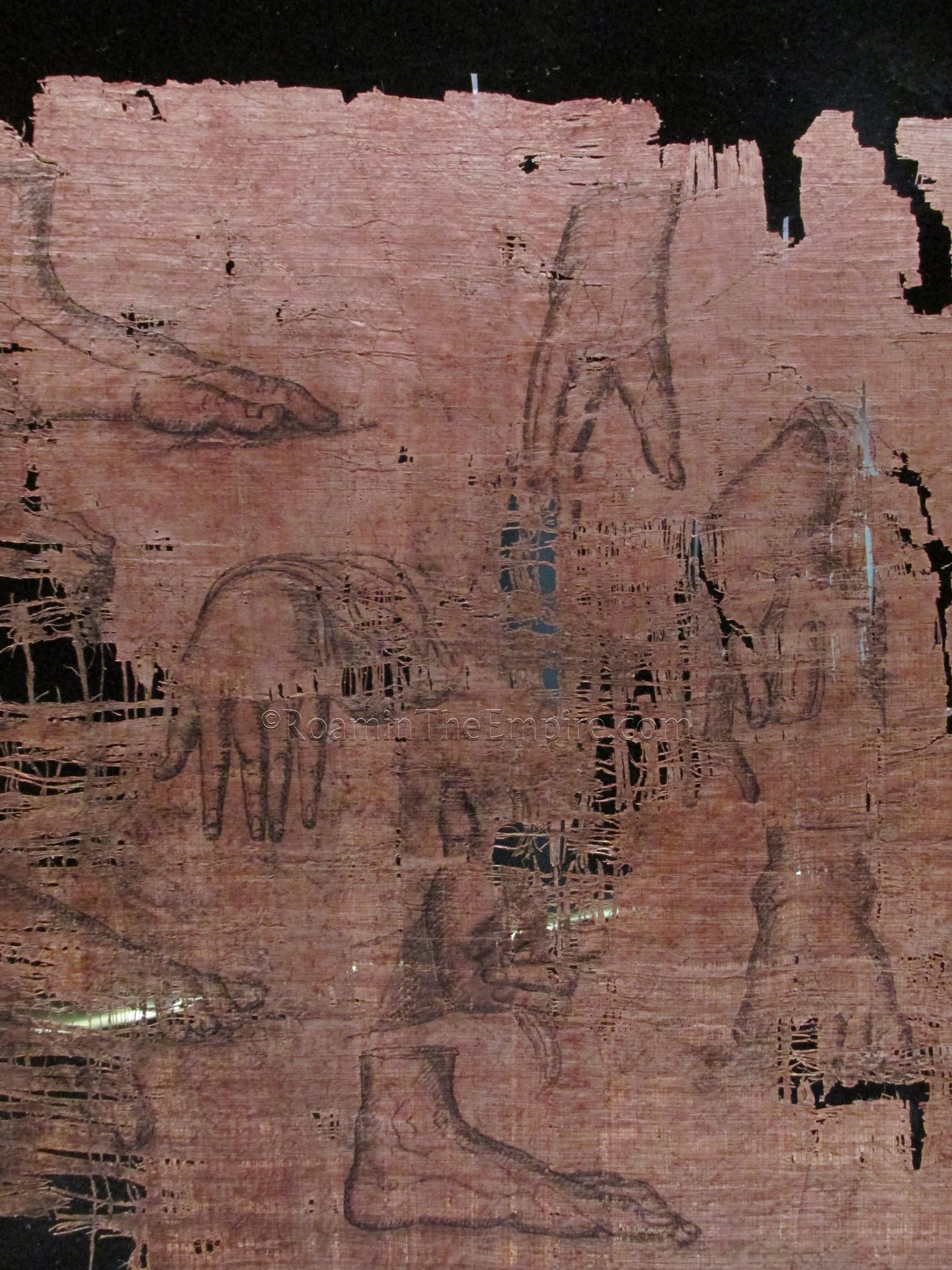Section of the Artemidorus Papyrus. Museo di Antichità di Torino.