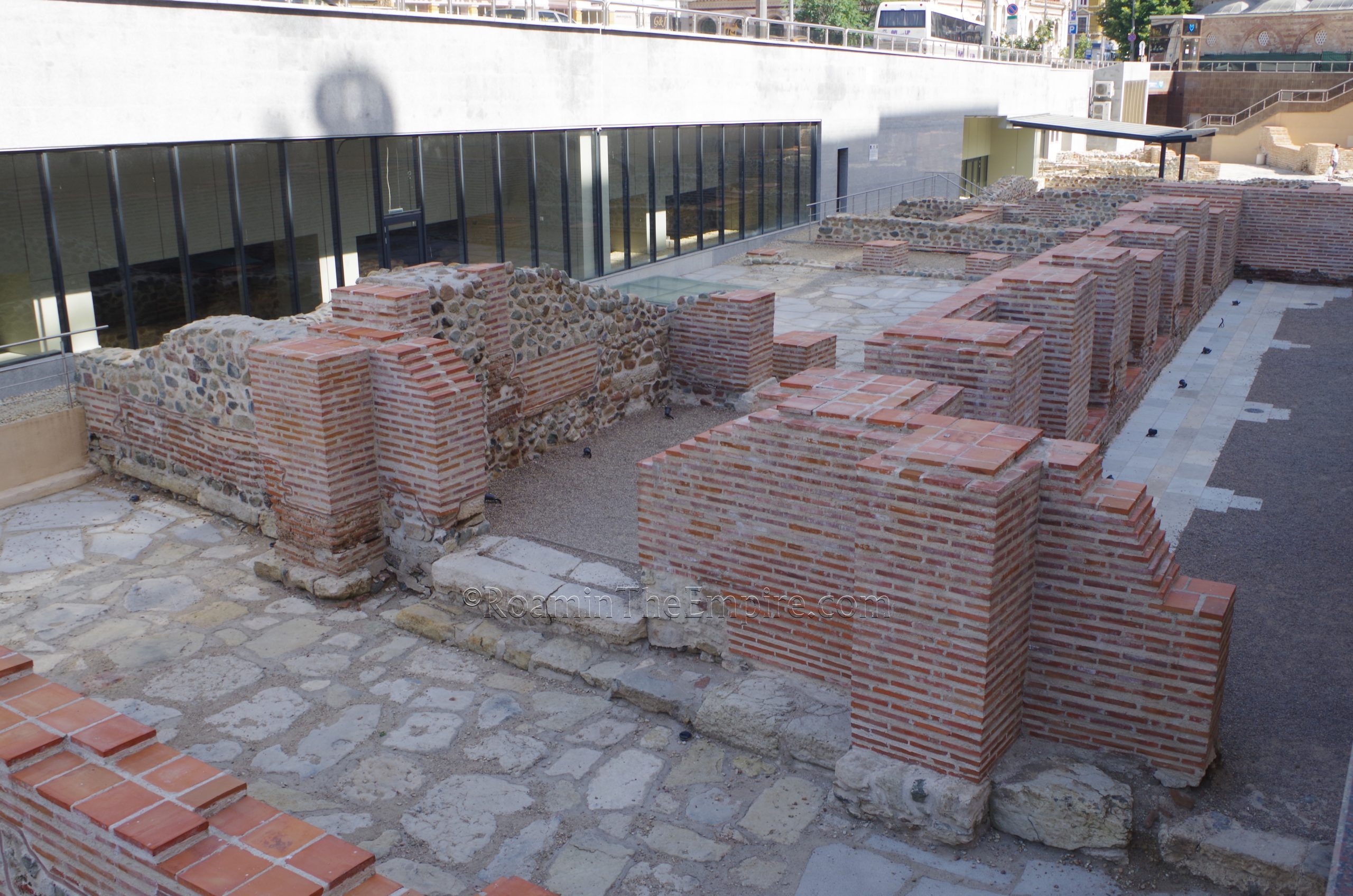 Area of the magistrate's house in Insula 2 of the Ancient Serdica Archaeological Complex.