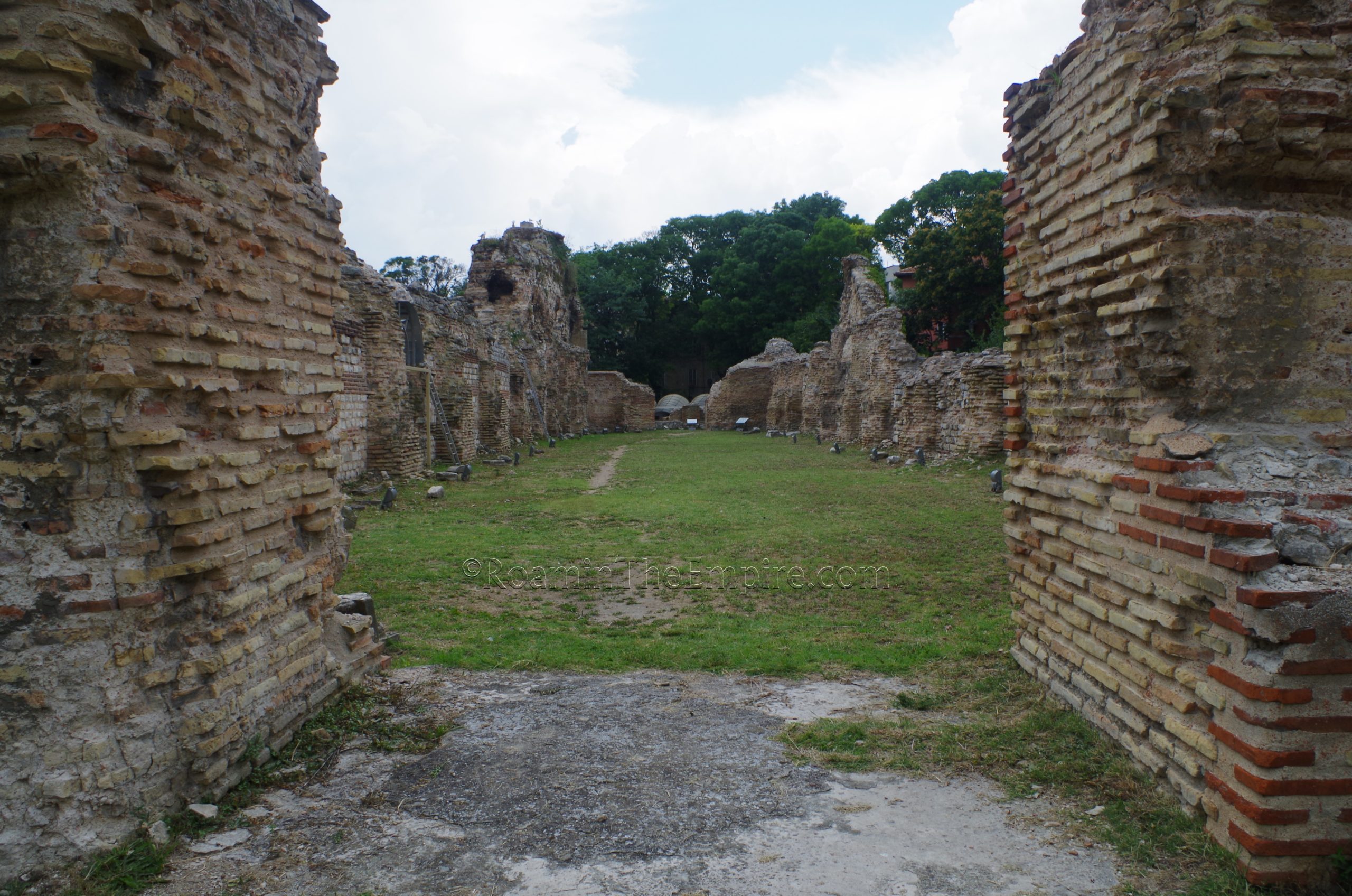 Main hall of the large baths. Odessus.