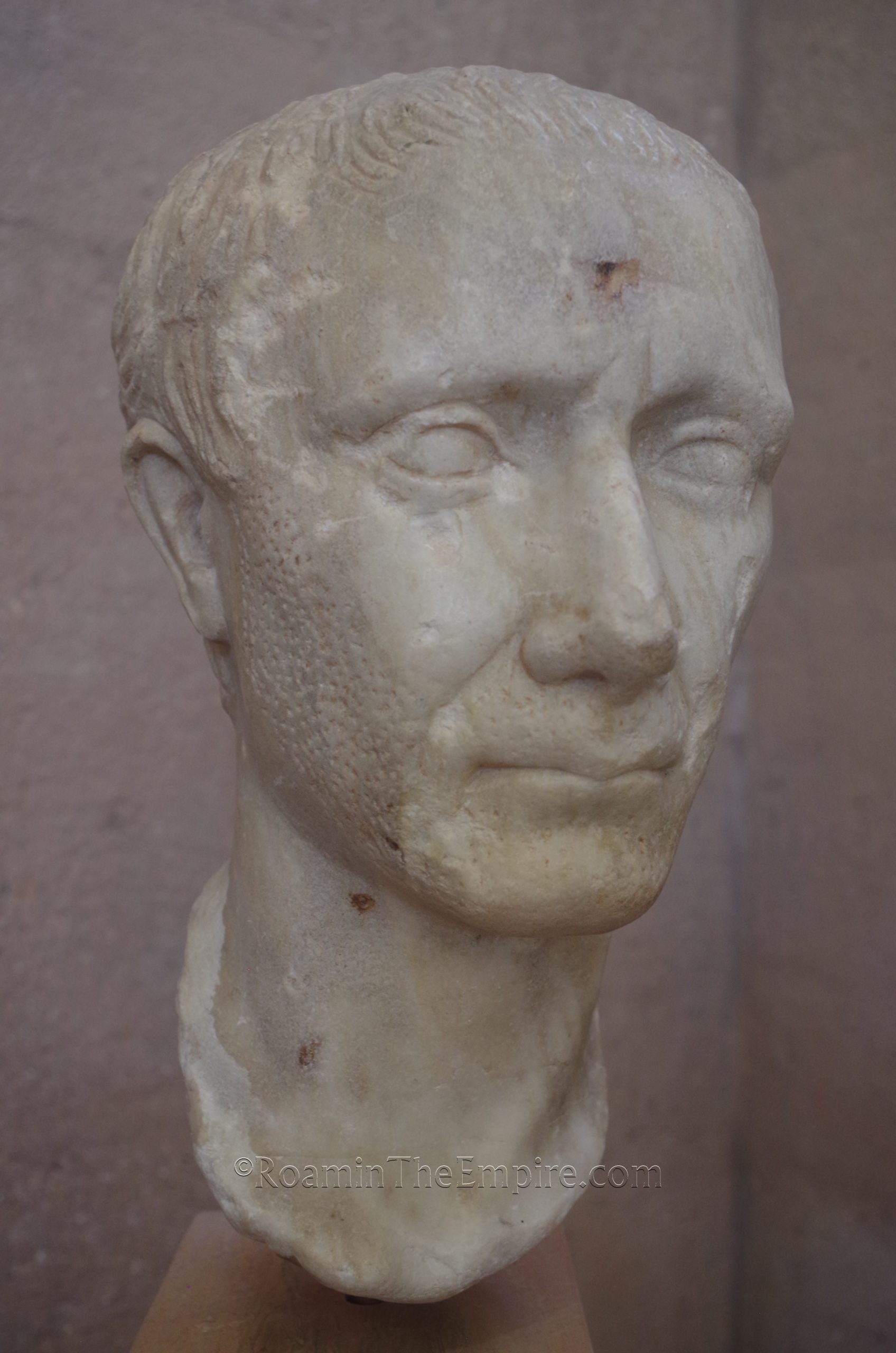 Portrait of Julius Caesar. Corinth Museum.