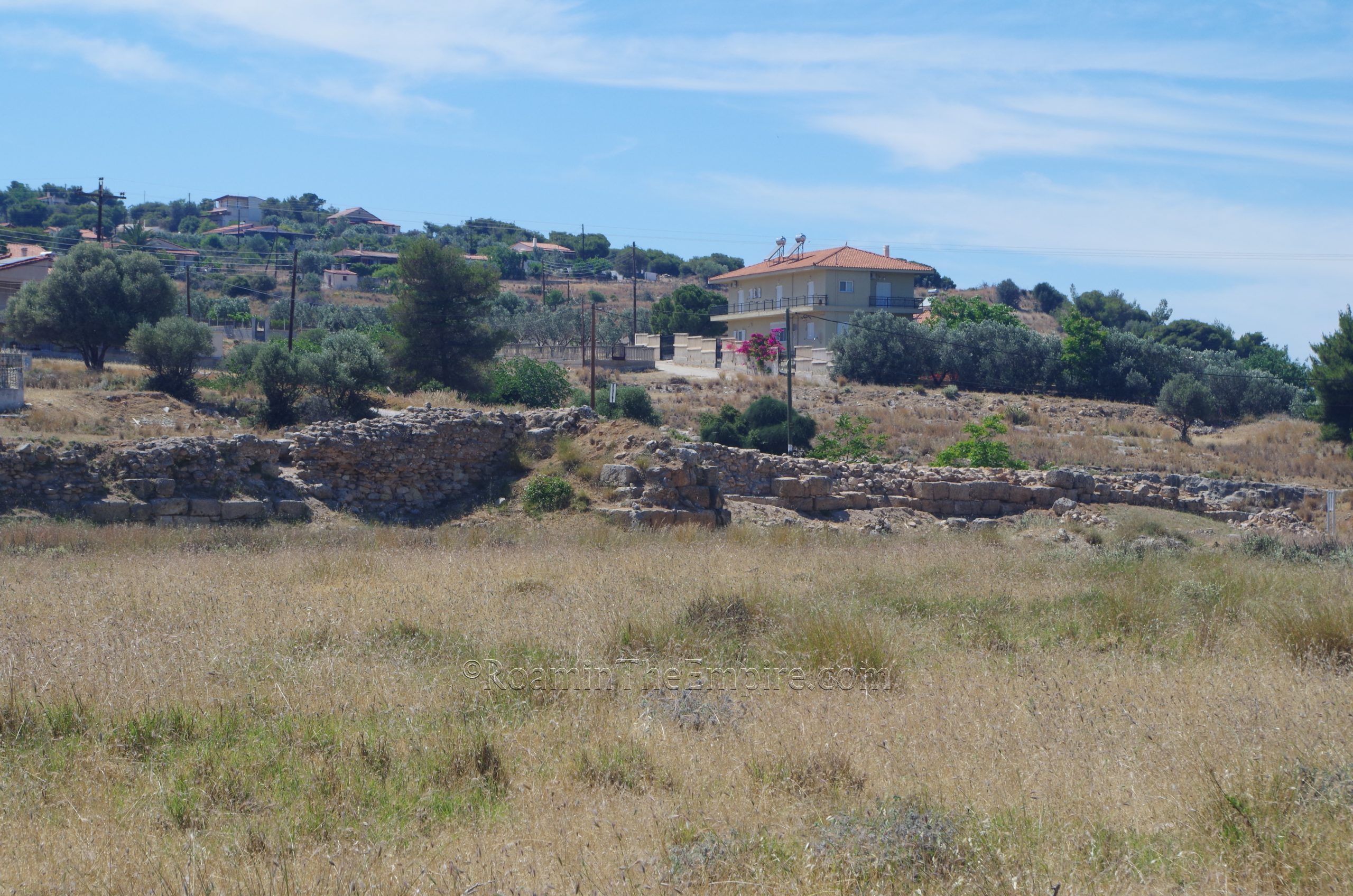 Hexamilion Wall at Isthmou Archaias Epidavrou road.