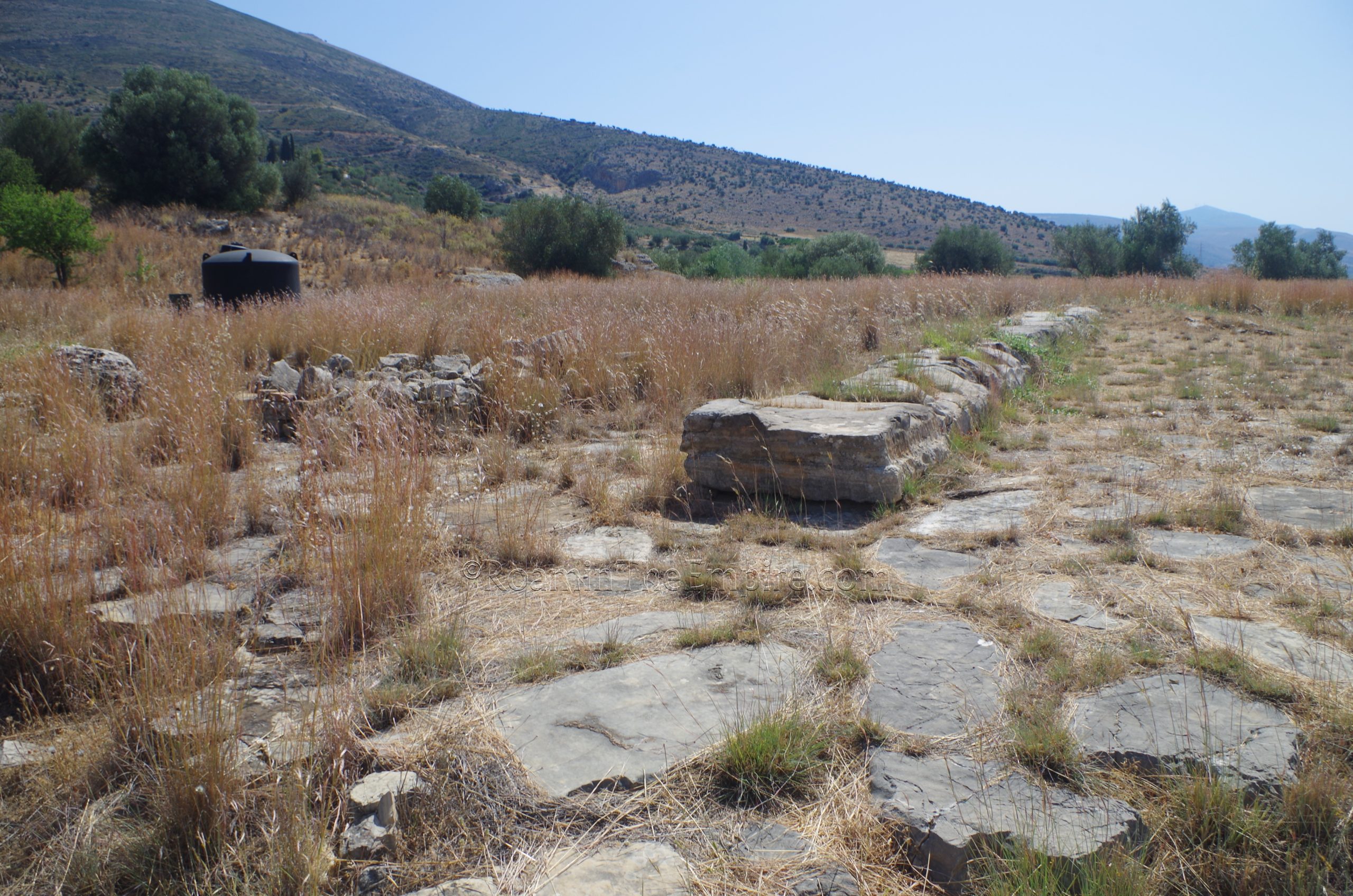 Upper terrace of the Heraion of Argos.