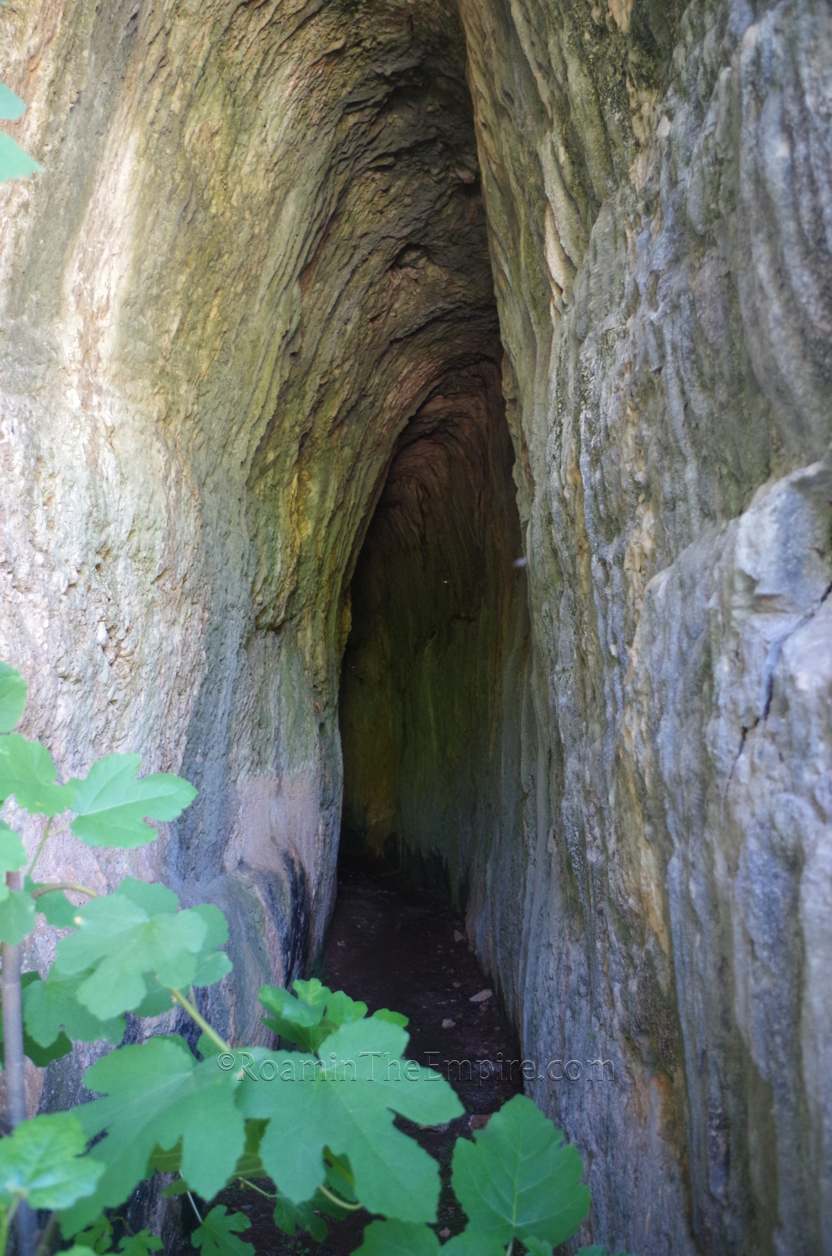 Aqueduct tunnel.