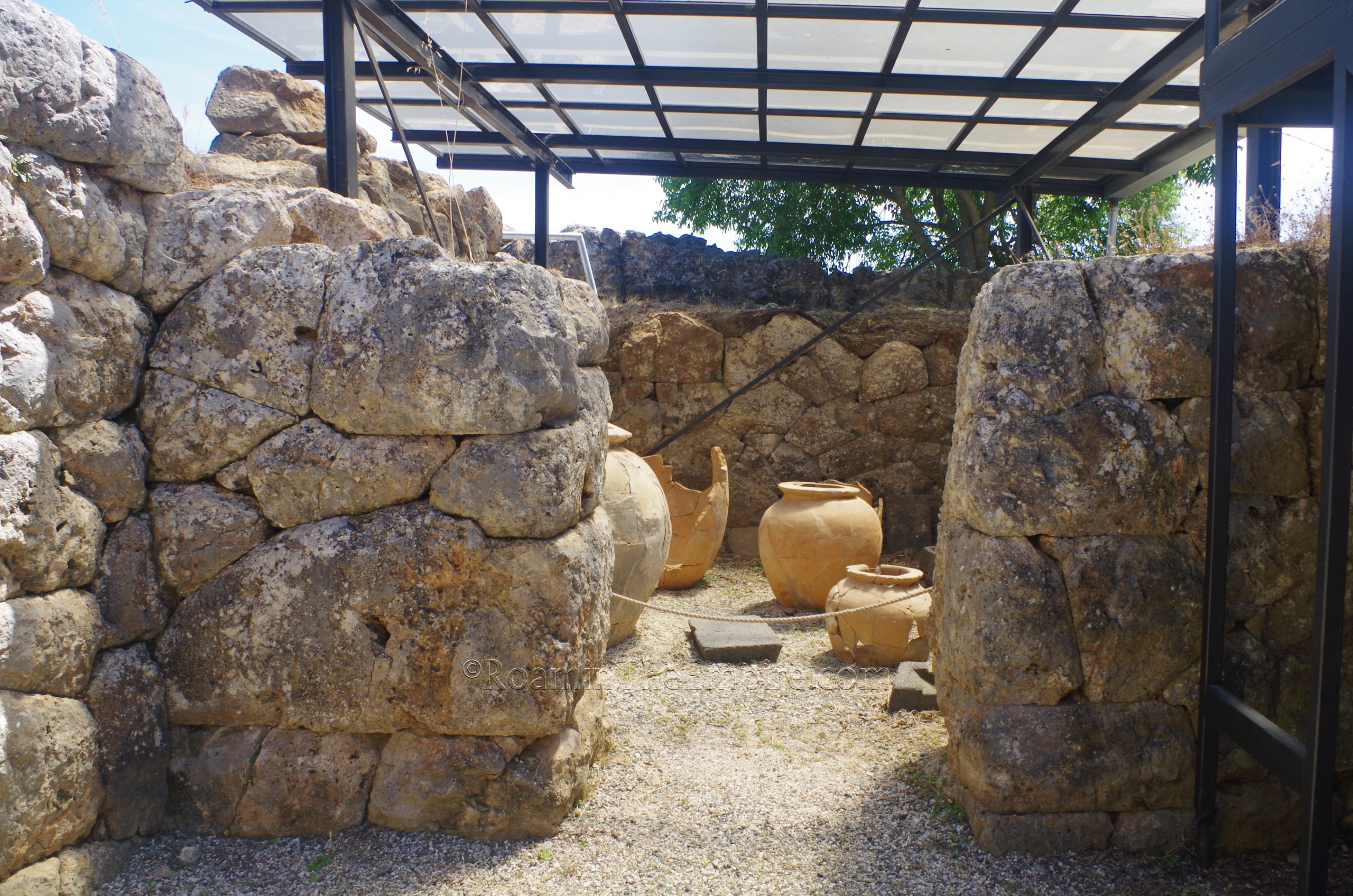 Storage room in the main area of the Necromanteion.