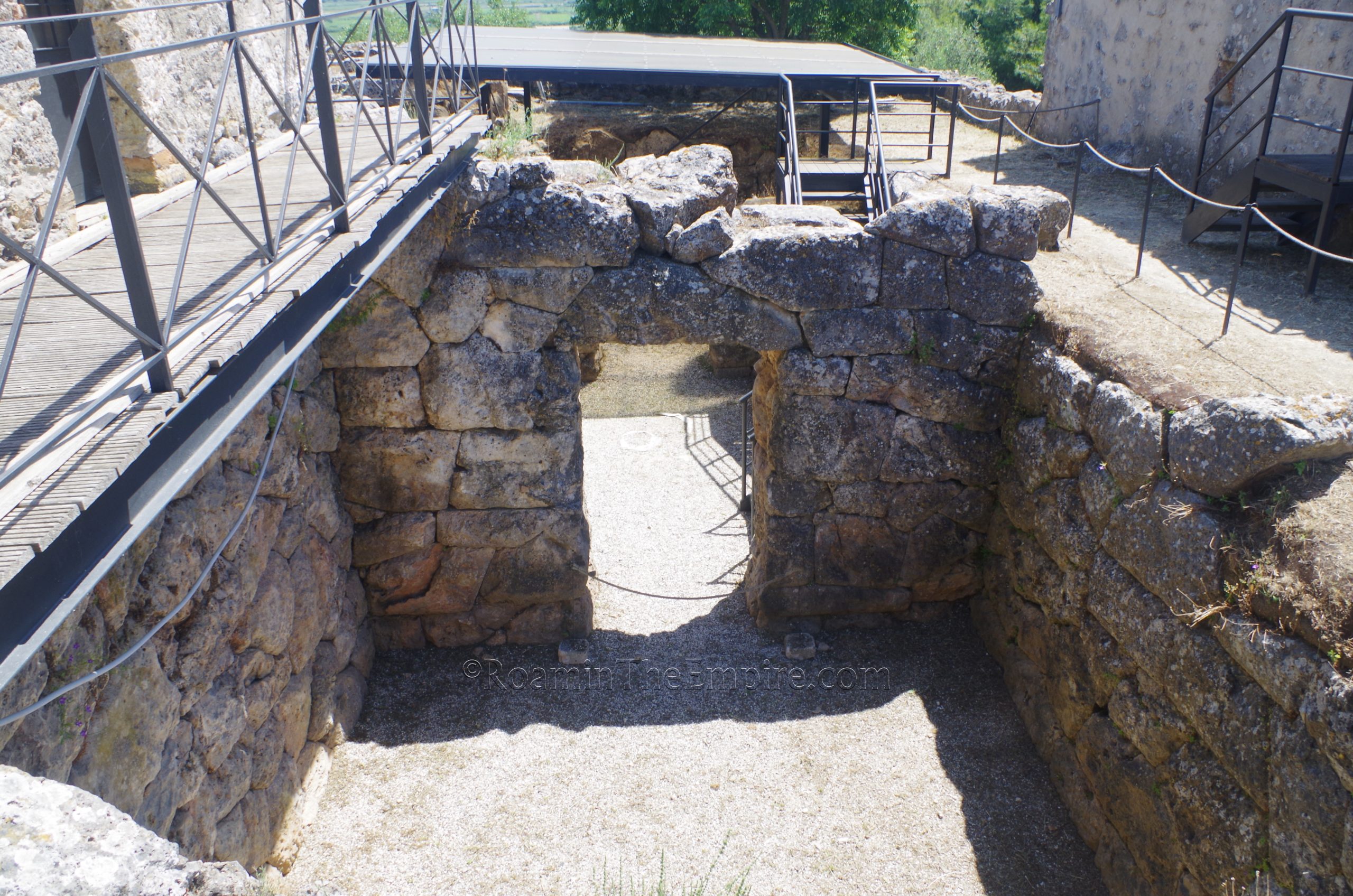 Rooms of the core structure of the Necromanteion.