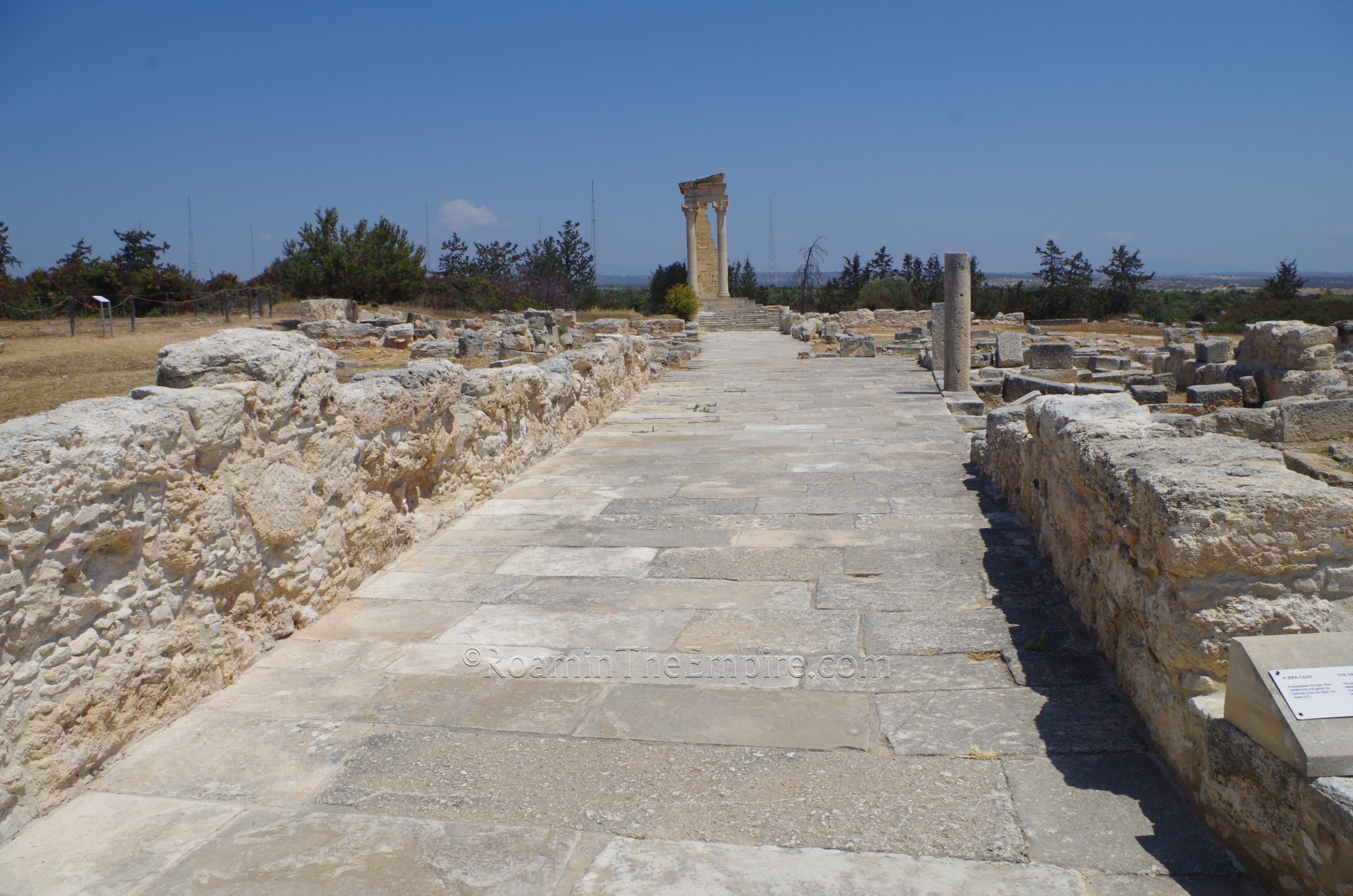 Sacred Way leading to the Temple of Apollo Hylates.