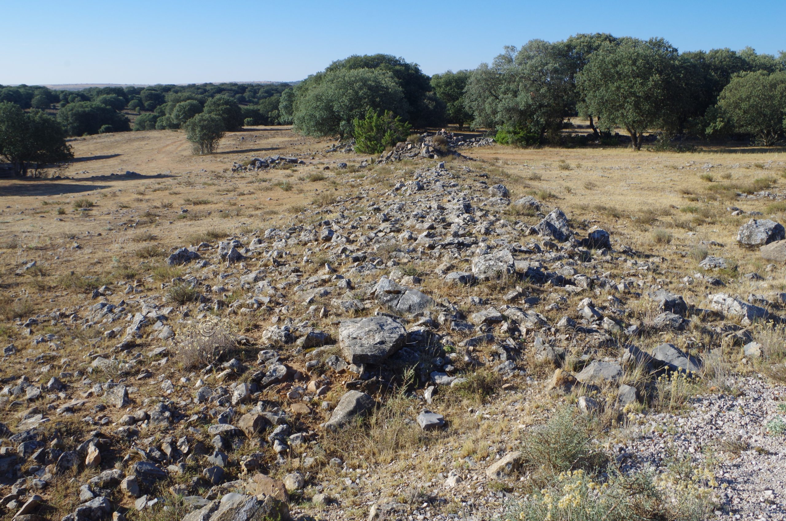 Eastern wall of the Lager III annex (Lager VI). Numantia.