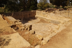 Water basin south of the Temple of Olympian Zeus.