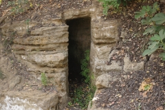 Channel cut in the rock in the Kolymbethra .