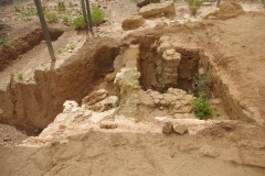 Interior of kiln 1 at the Gate V artisan area.