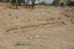 Channel near the western archaeological site exit.