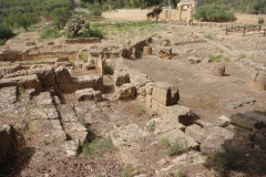 Area  in front of the bouleuterion in the agora/forum.