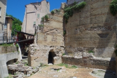 Southern face of the amphitheater.