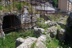 Archaeological area of the port.