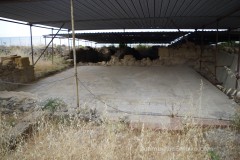 Apodyterium from the private baths at the Villa Durrueli.